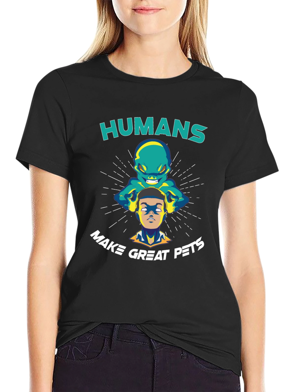 Humans Make Great Pets Graphic T-Shirt