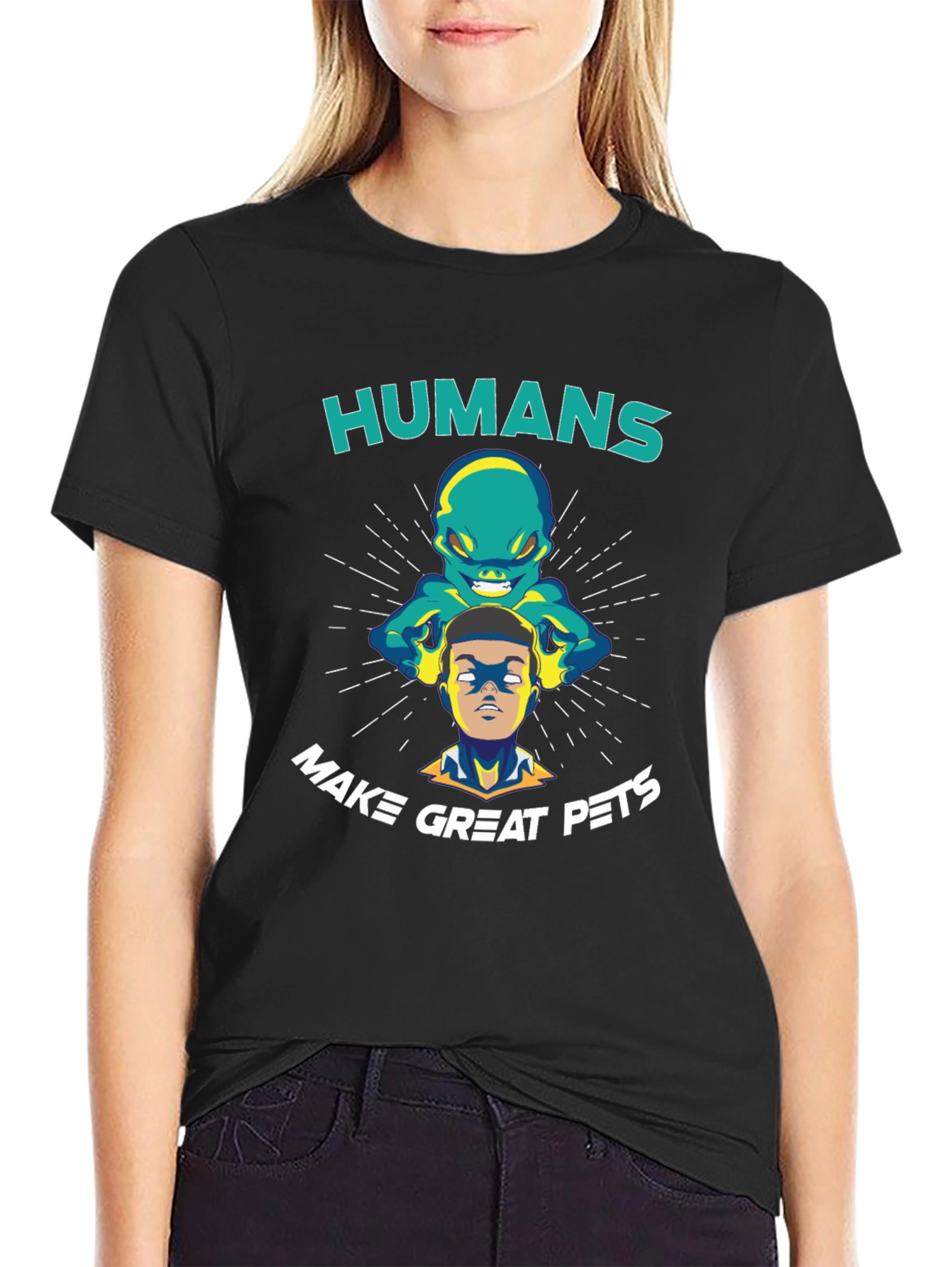 Humans Make Great Pets Graphic T-Shirt