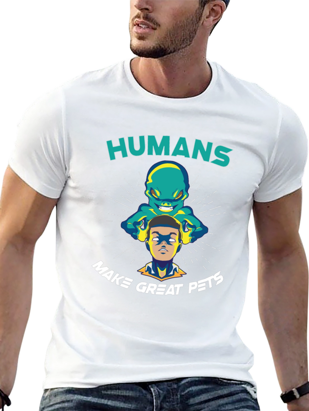 Humans Make Great Pets Graphic T-Shirt