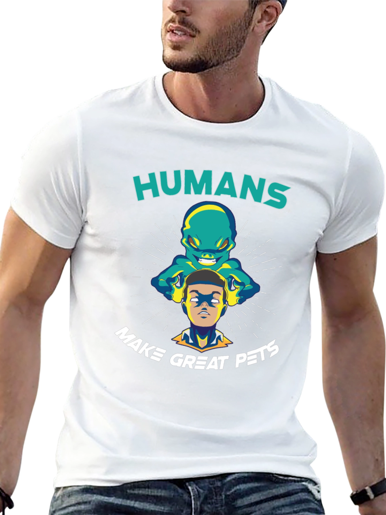 Humans Make Great Pets Graphic T-Shirt