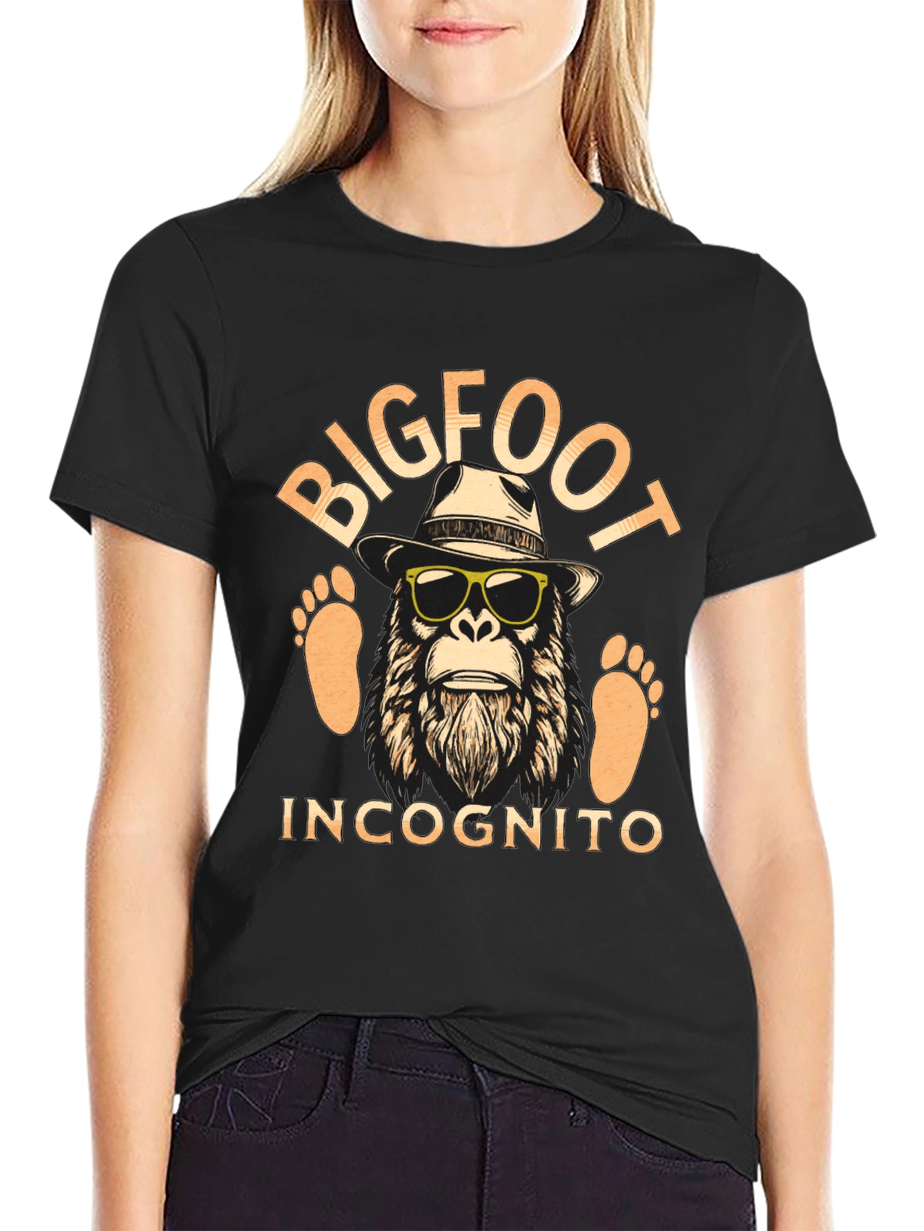Bigfoot Incognito T-Shirt - Funny Cryptid Tee