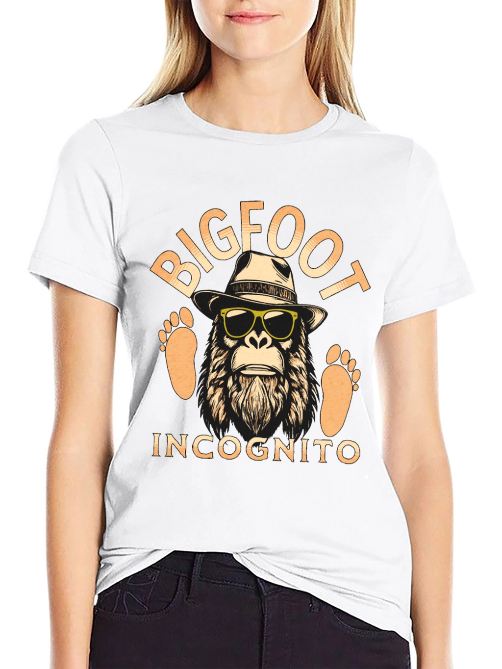 Bigfoot Incognito T-Shirt - Funny Cryptid Tee