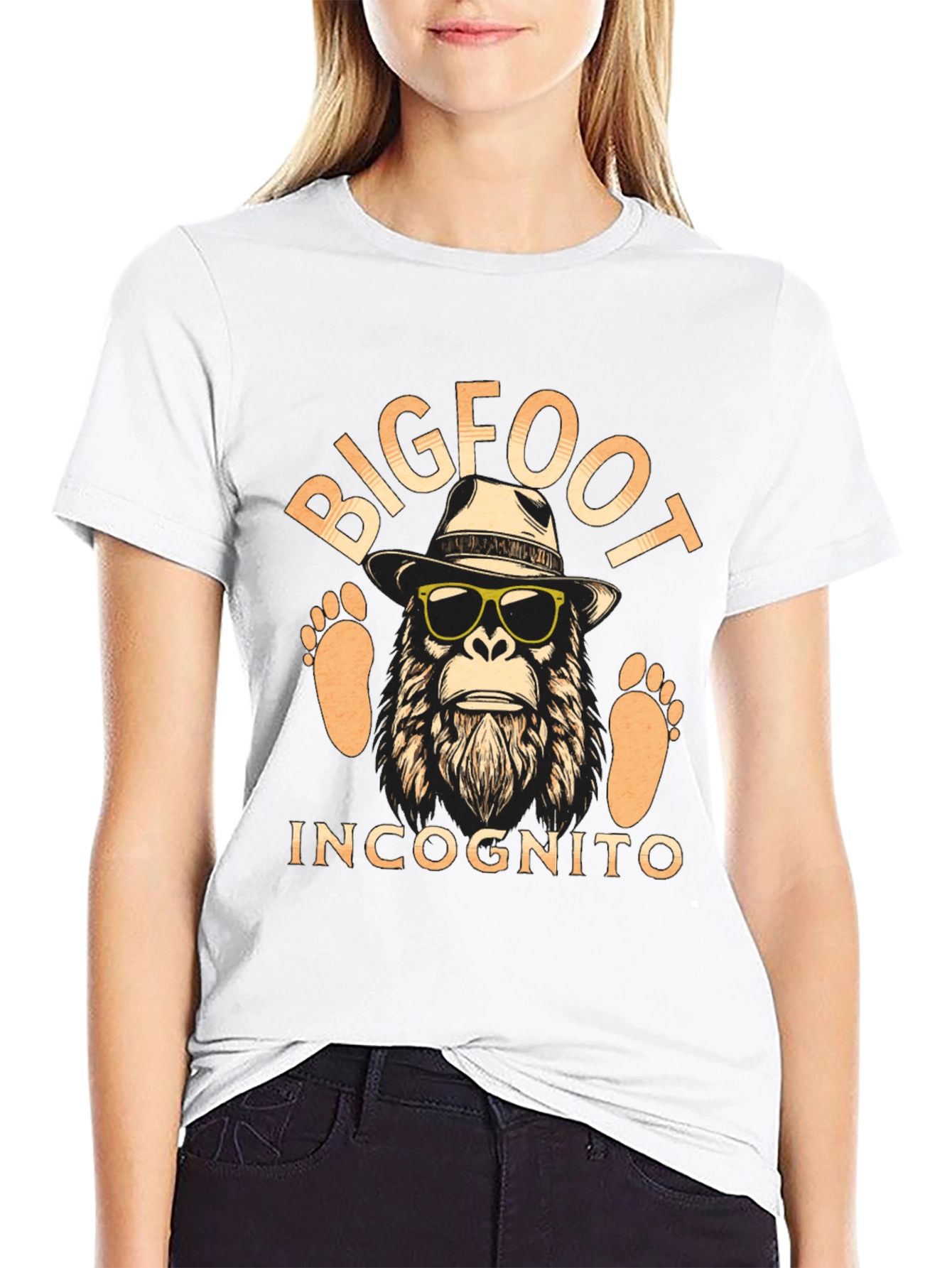 Bigfoot Incognito T-Shirt - Funny Cryptid Tee
