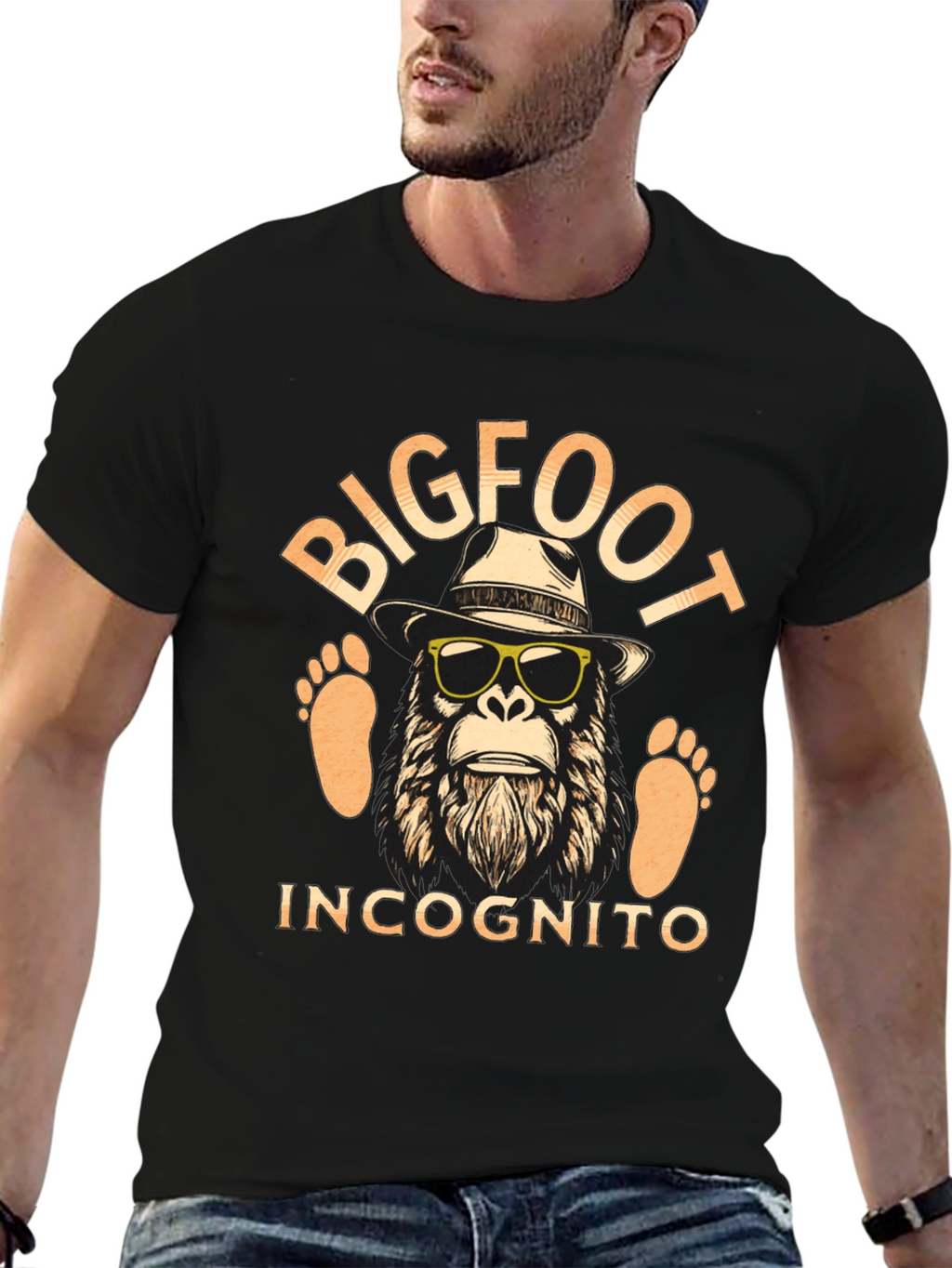 Bigfoot Incognito T-Shirt - Funny Cryptid Tee