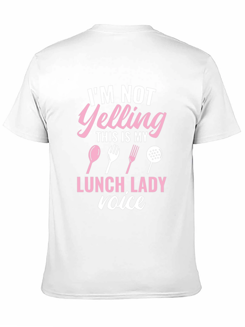 Lunch Lady Voice T-Shirt Funny Cook Apparel
