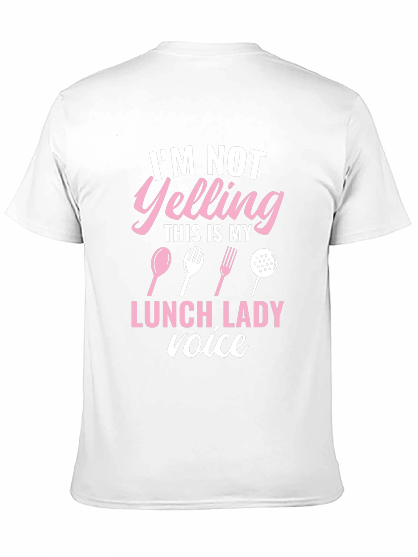 Lunch Lady Voice T-Shirt Funny Cook Apparel