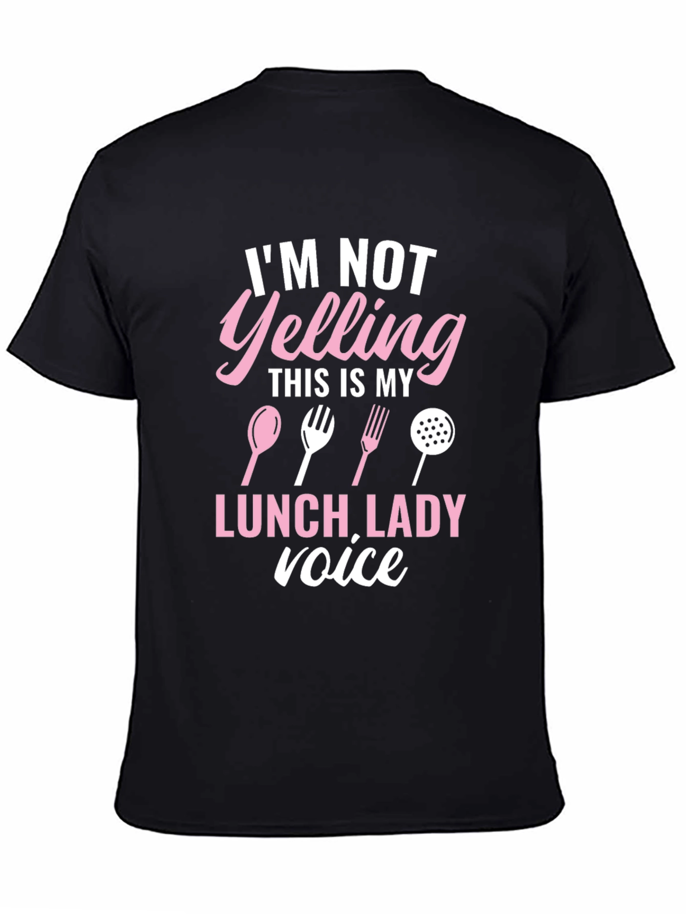 Lunch Lady Voice T-Shirt Funny Cook Apparel