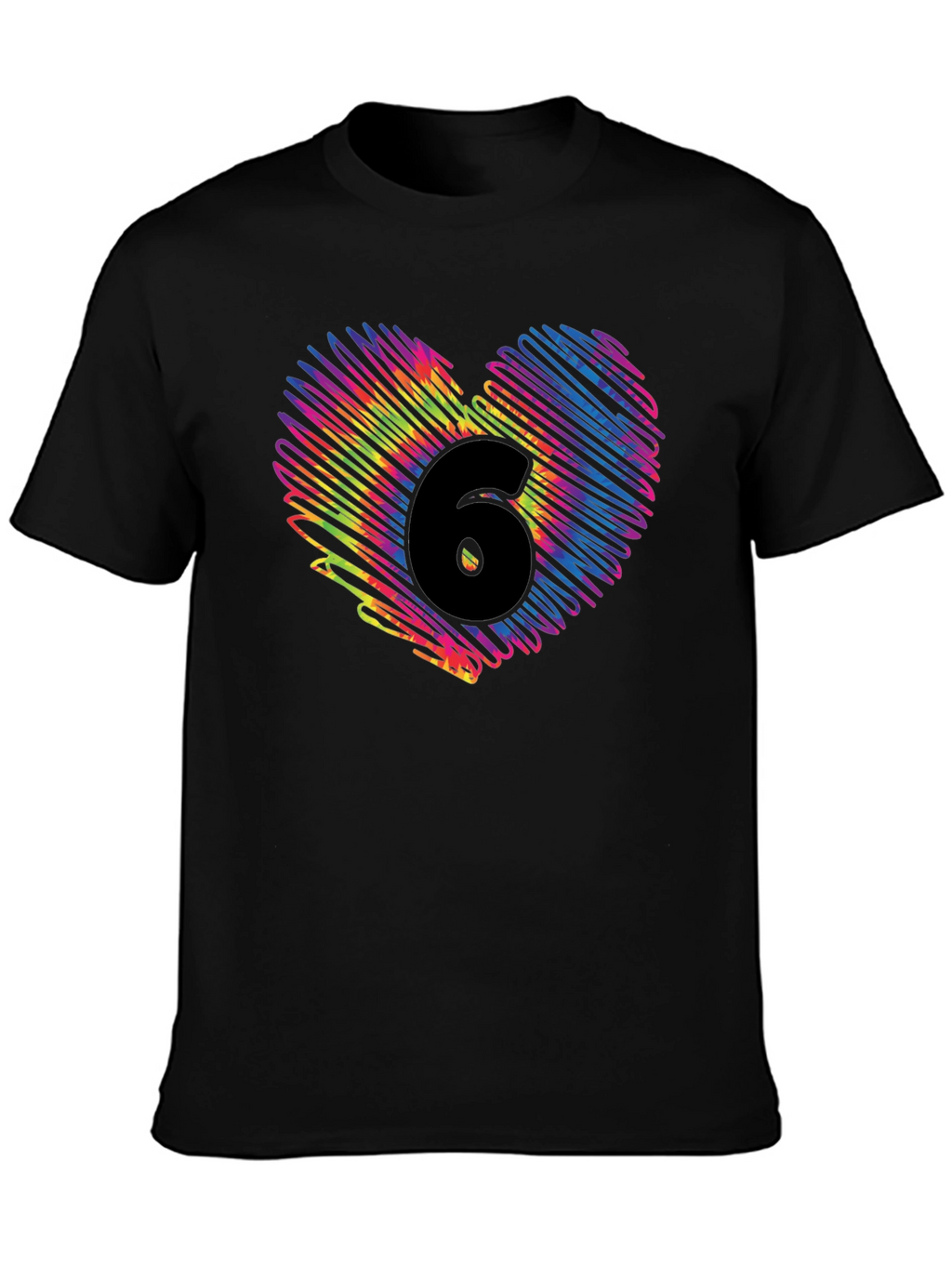 Heart 6th Birthday T-Shirt