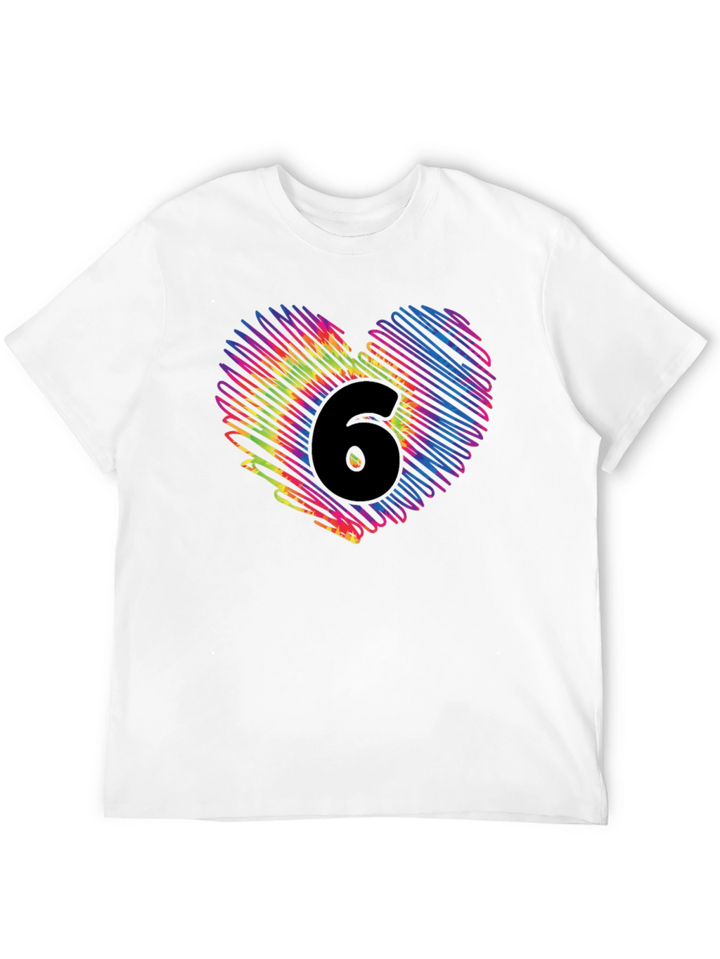 Heart 6th Birthday T-Shirt