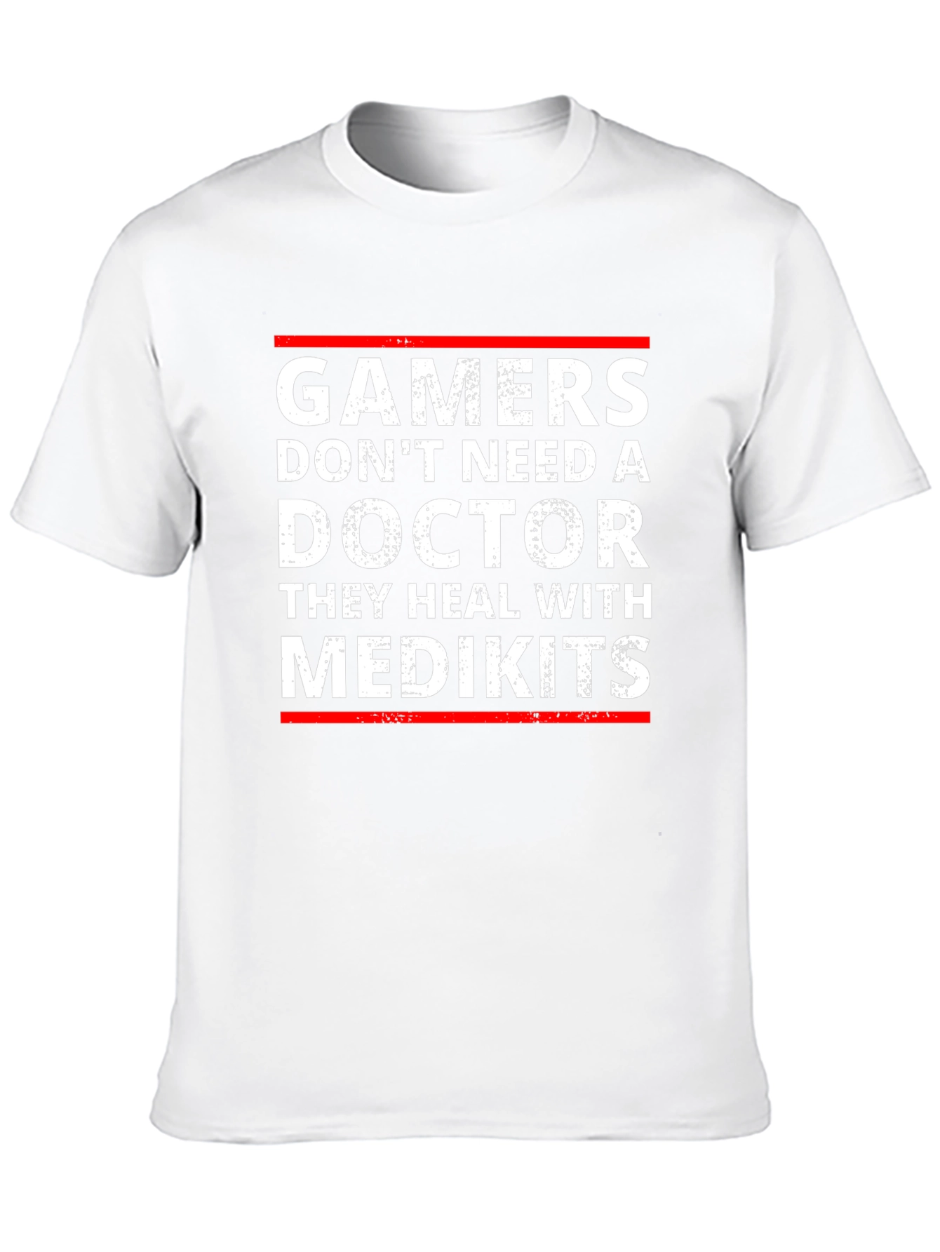 Gamers Heal with Medkits T-Shirt - Funny Gaming Tee
