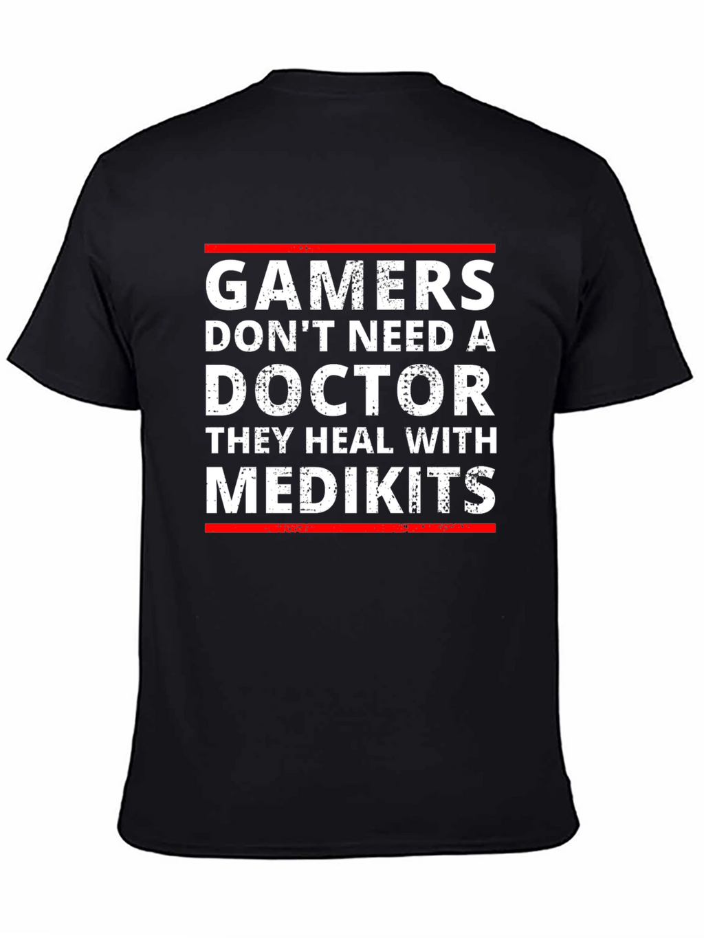 Gamers Heal with Medkits T-Shirt - Funny Gaming Tee