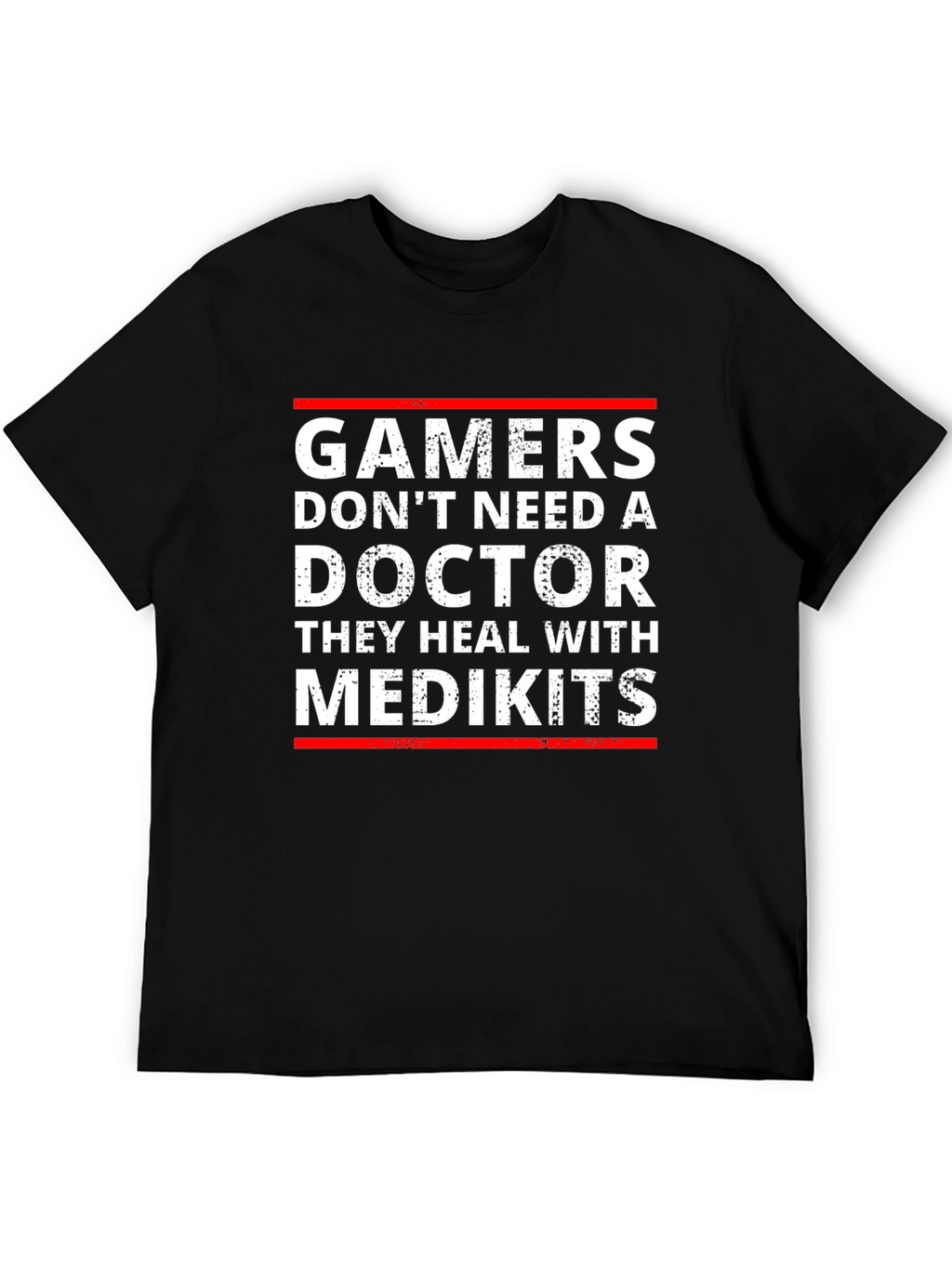 Gamers Heal with Medkits T-Shirt - Funny Gaming Tee