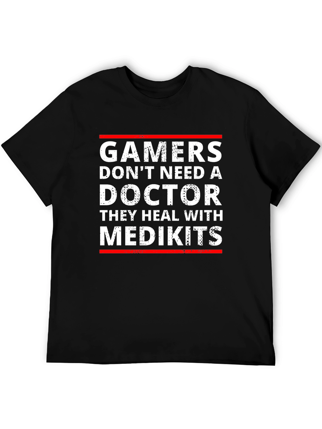 Gamers Heal with Medkits T-Shirt - Funny Gaming Tee