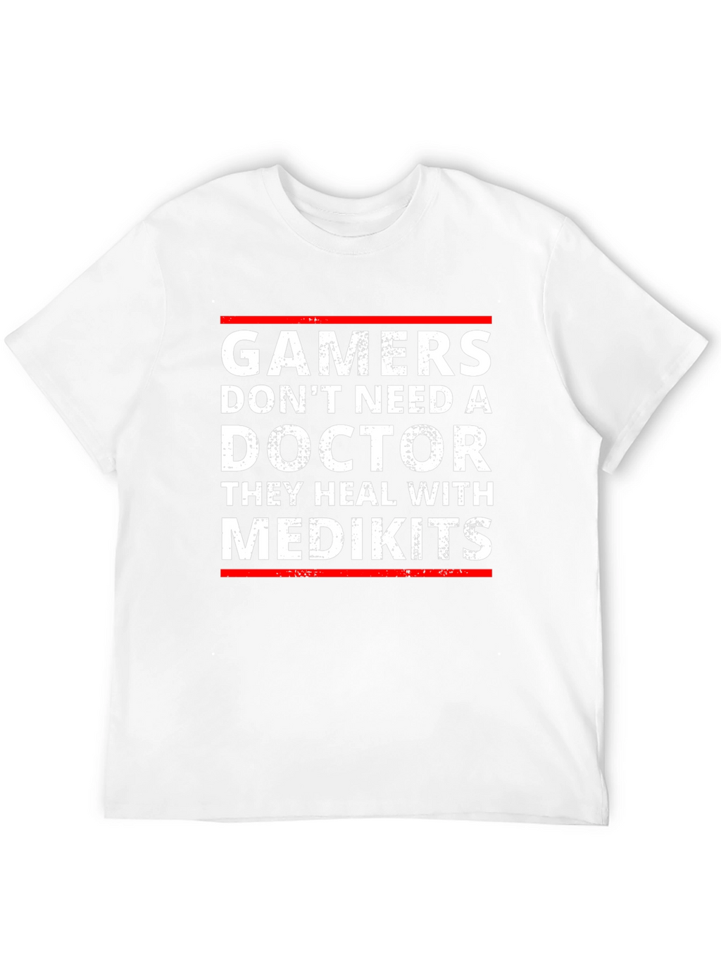 Gamers Heal with Medkits T-Shirt - Funny Gaming Tee