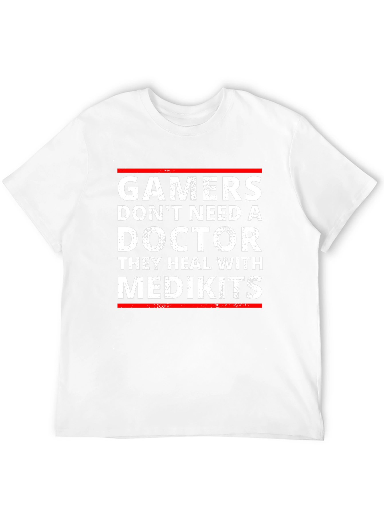 Gamers Heal with Medkits T-Shirt - Funny Gaming Tee