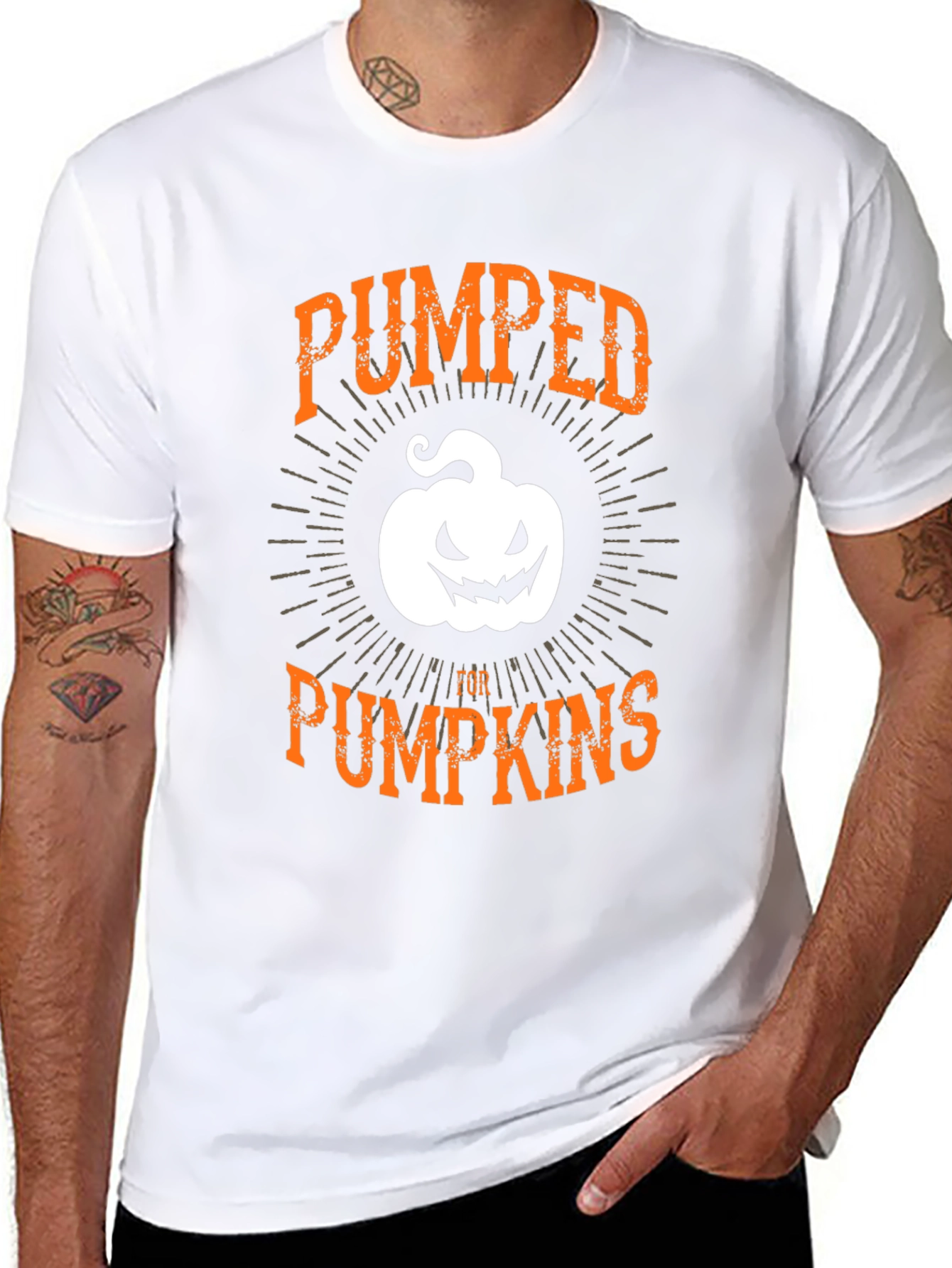 Pumped for Pumpkins Graphic Tee