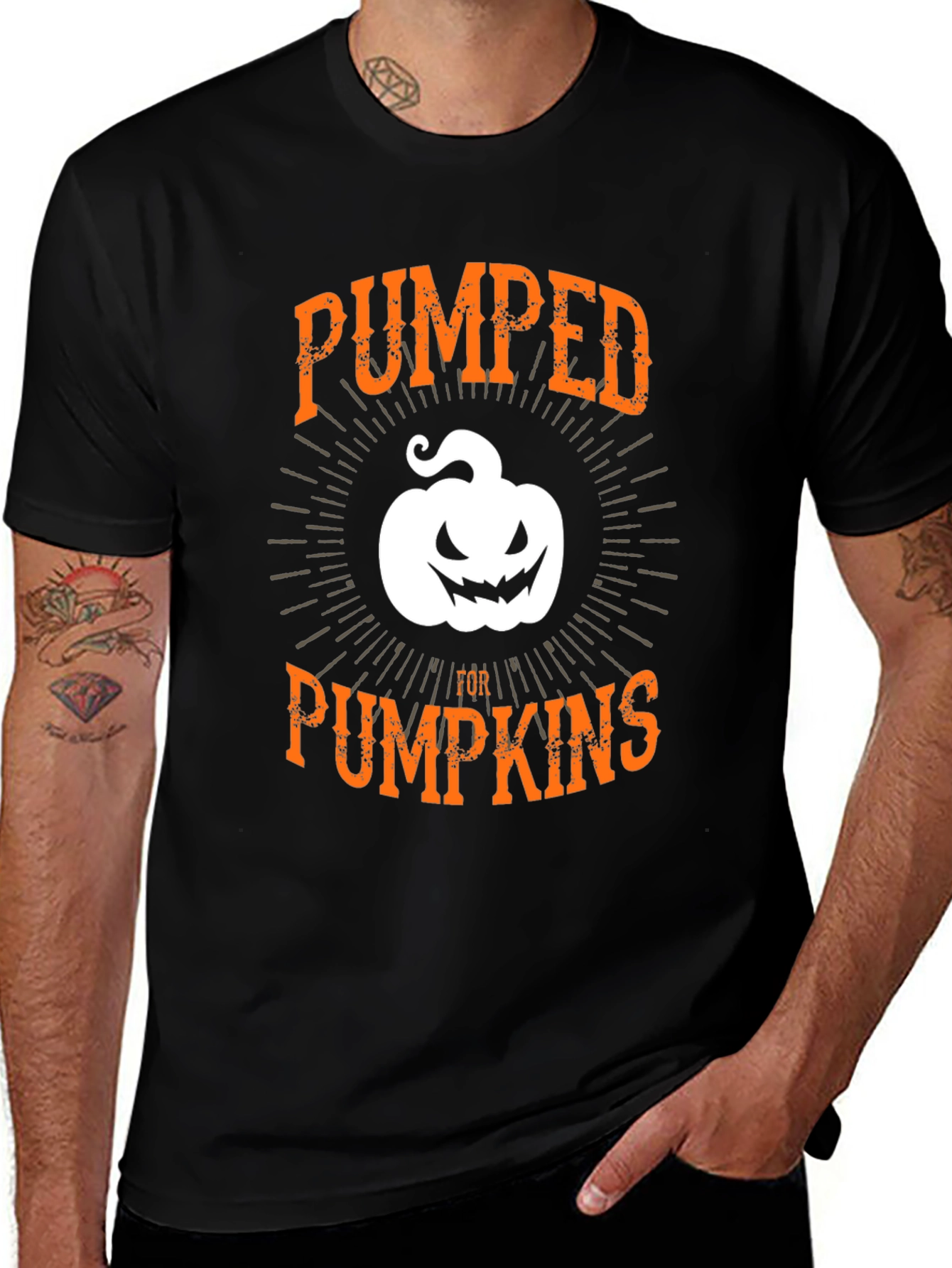 Pumped for Pumpkins Graphic Tee