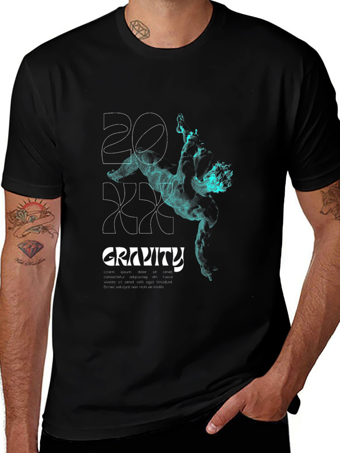 Gravity Graphic Tee - Modern Streetwear