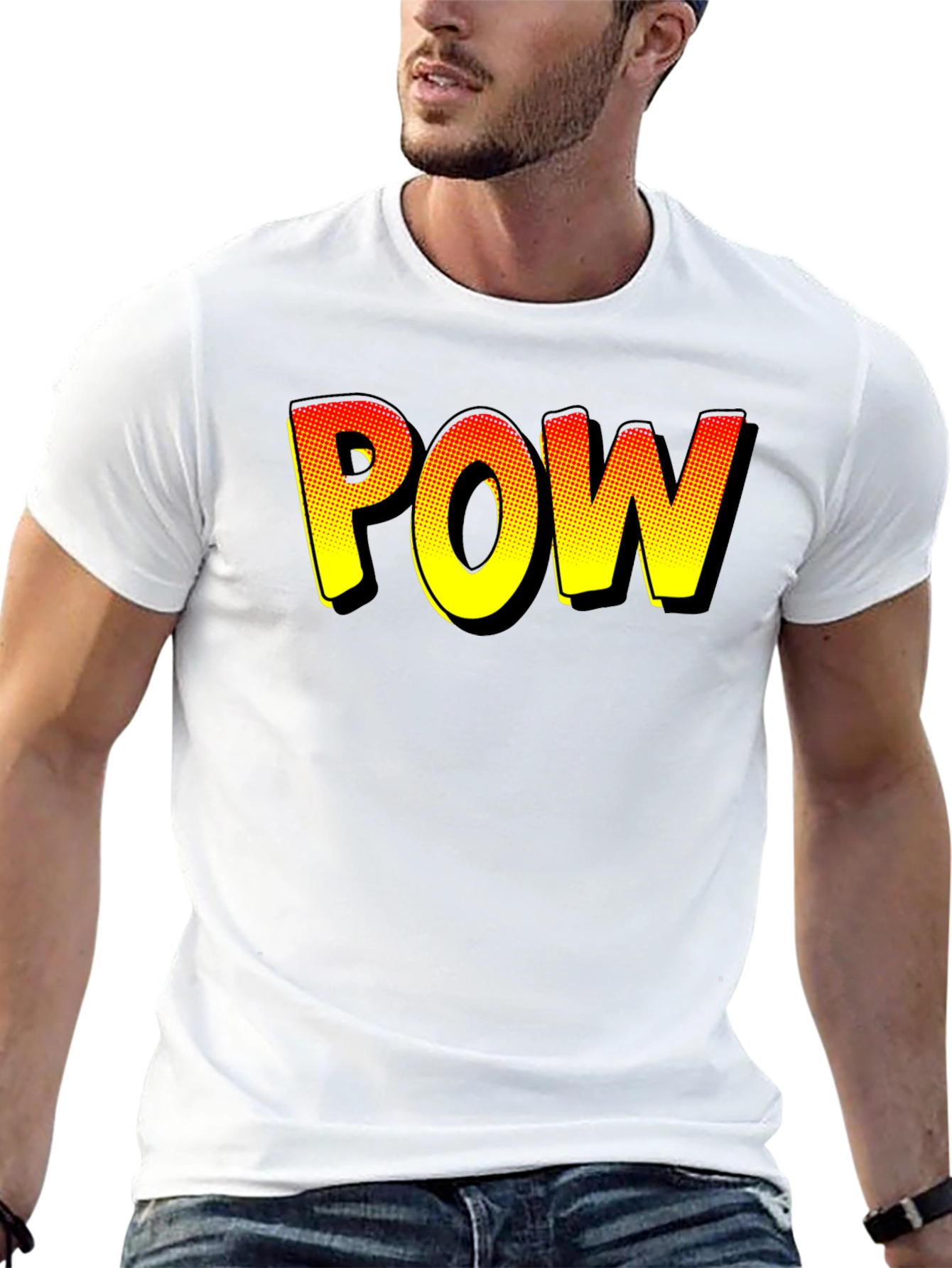 Comic Book Style POW T-Shirt