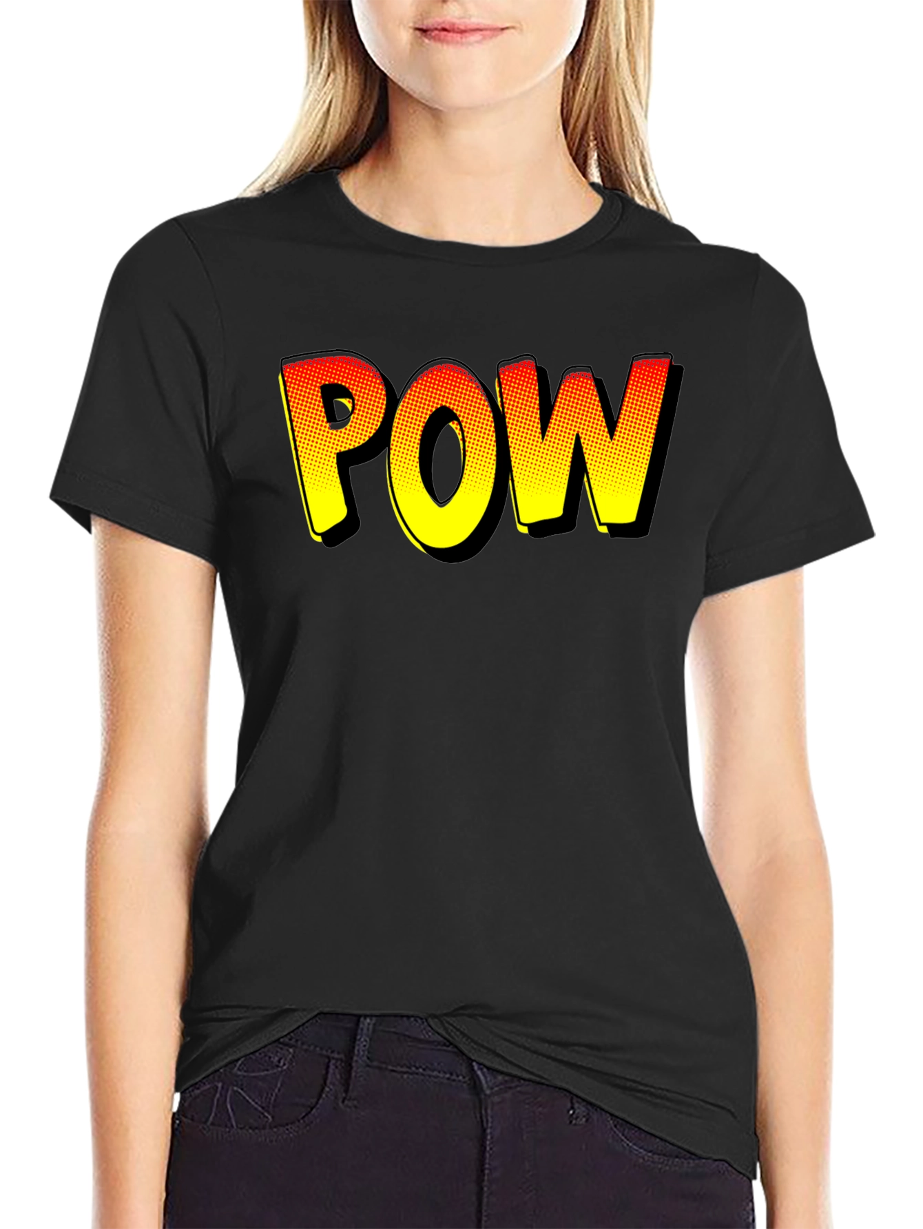 Comic Book Style POW T-Shirt