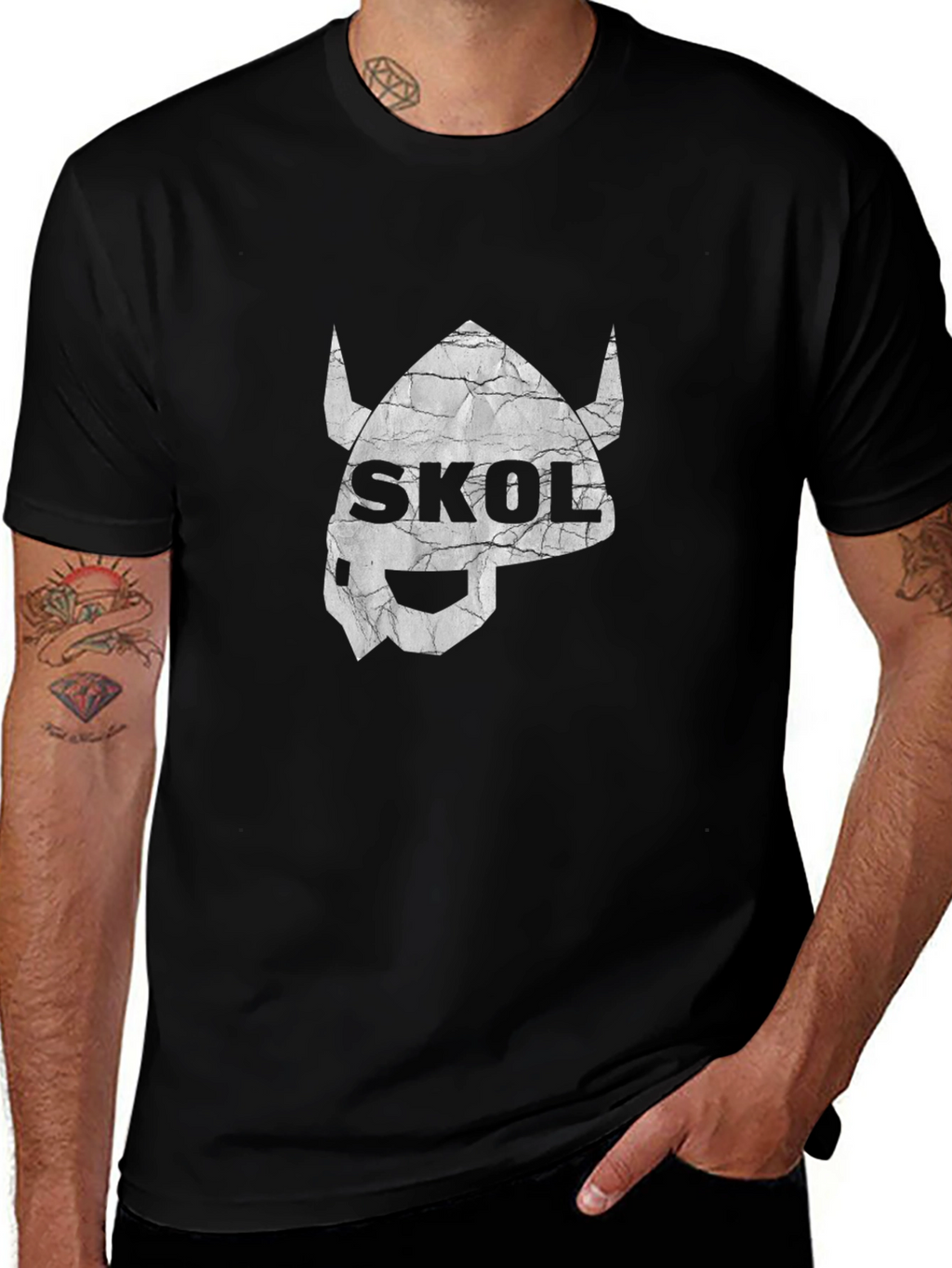 Skol Viking Helmet Graphic Tee