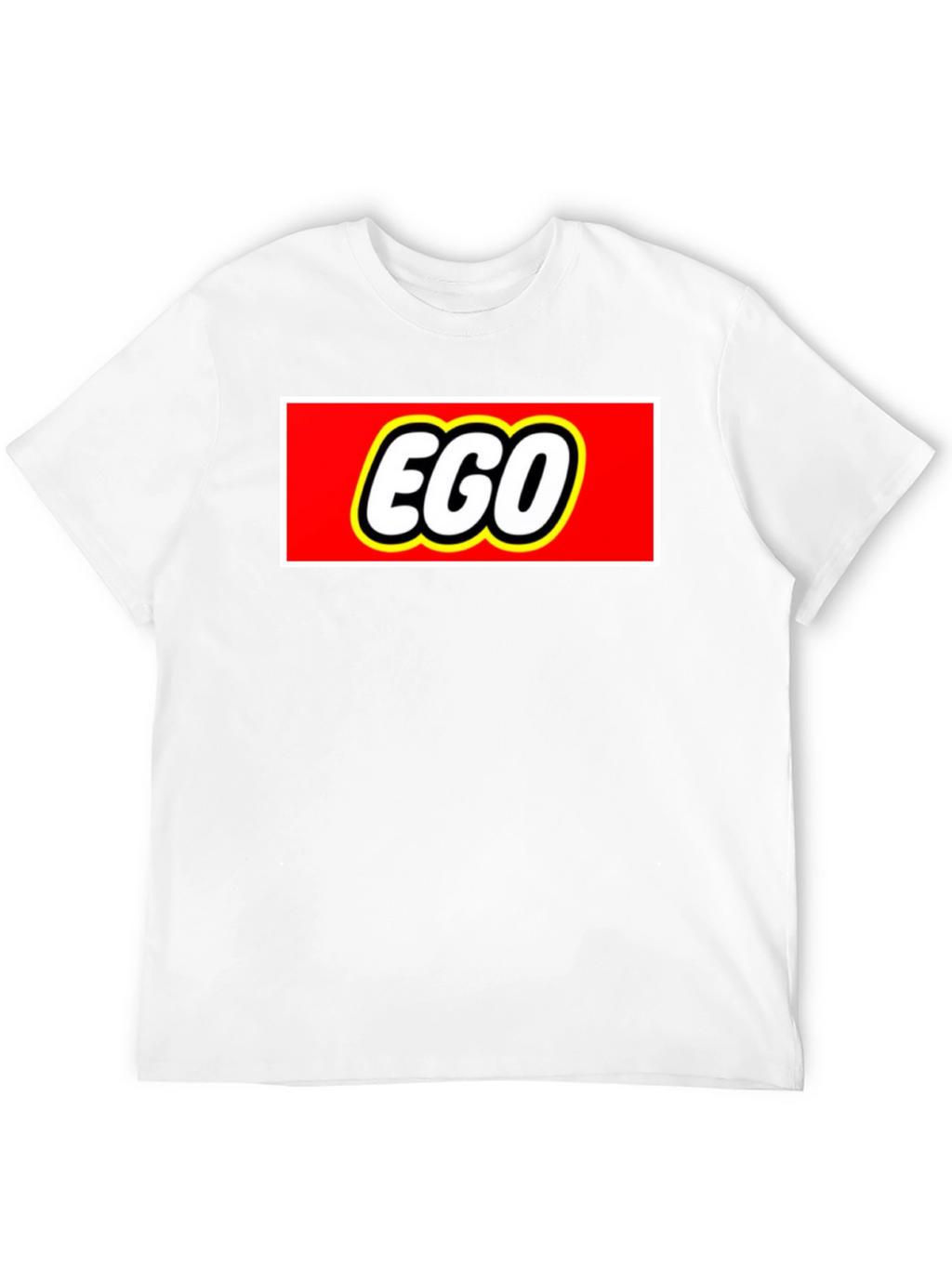 EGO Funny Logo Graphic T-Shirt