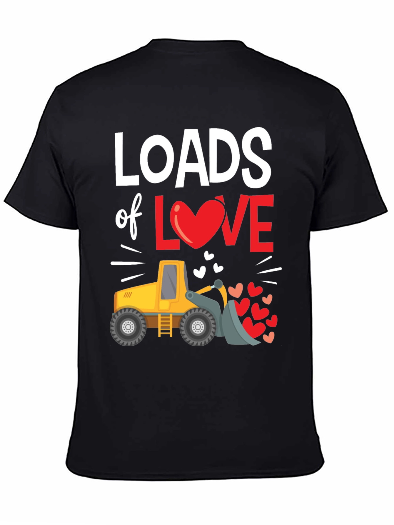 Loads of Love Tractor Valentines Day T-Shirt