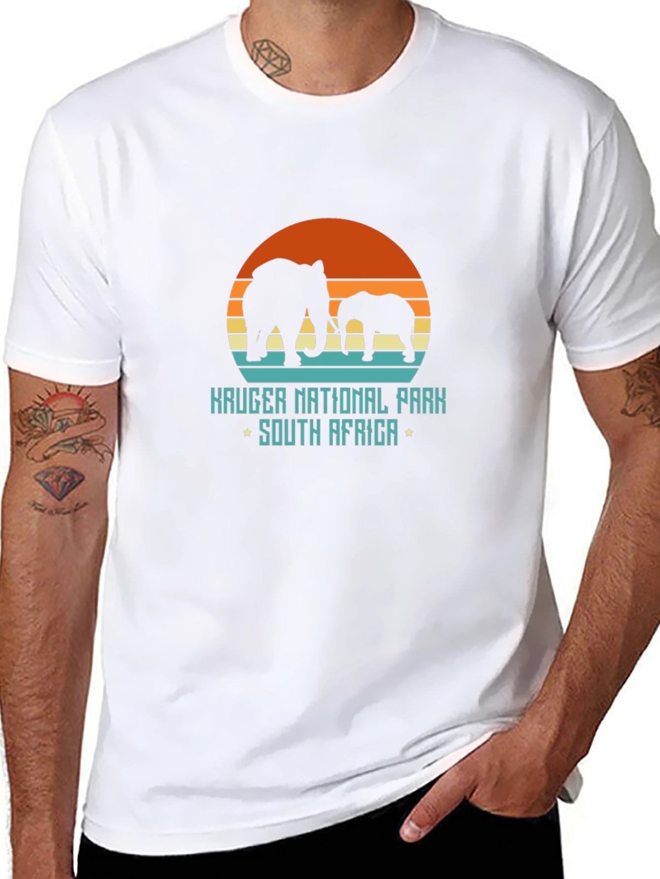 Kruger National Park Elephant Graphic T-Shirt