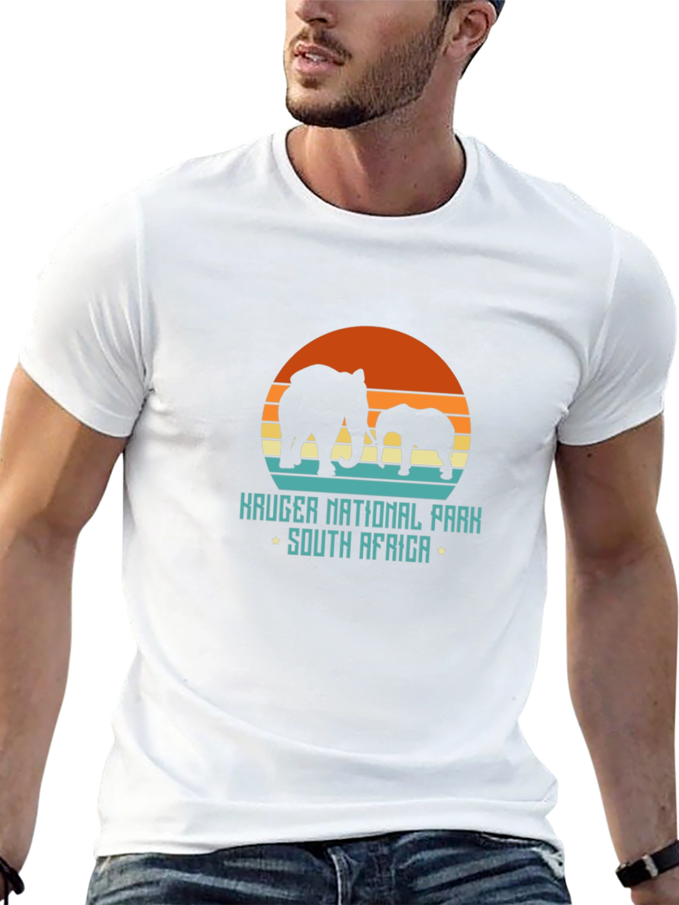 Kruger National Park Elephant Graphic T-Shirt