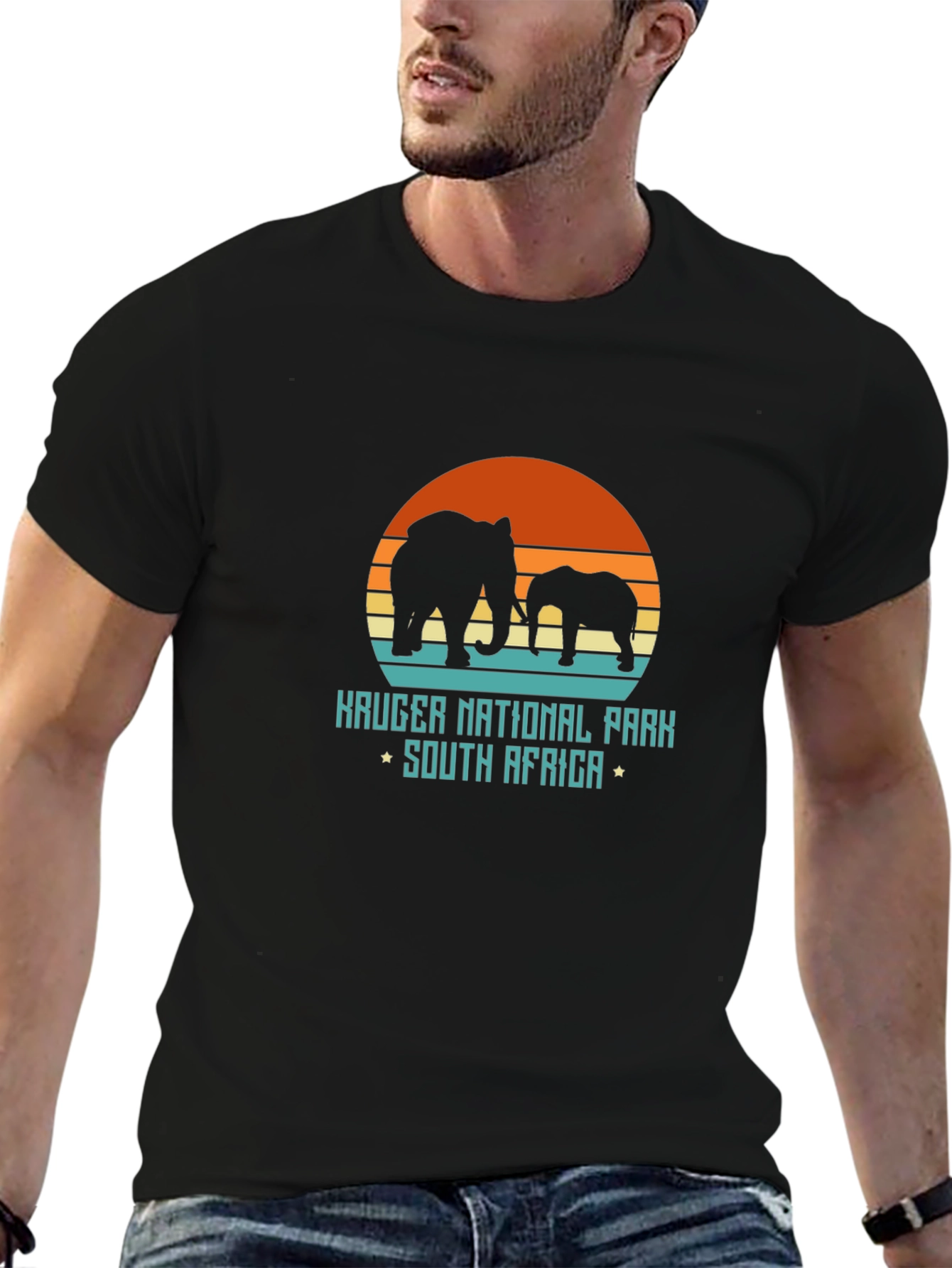 Kruger National Park Elephant Graphic T-Shirt