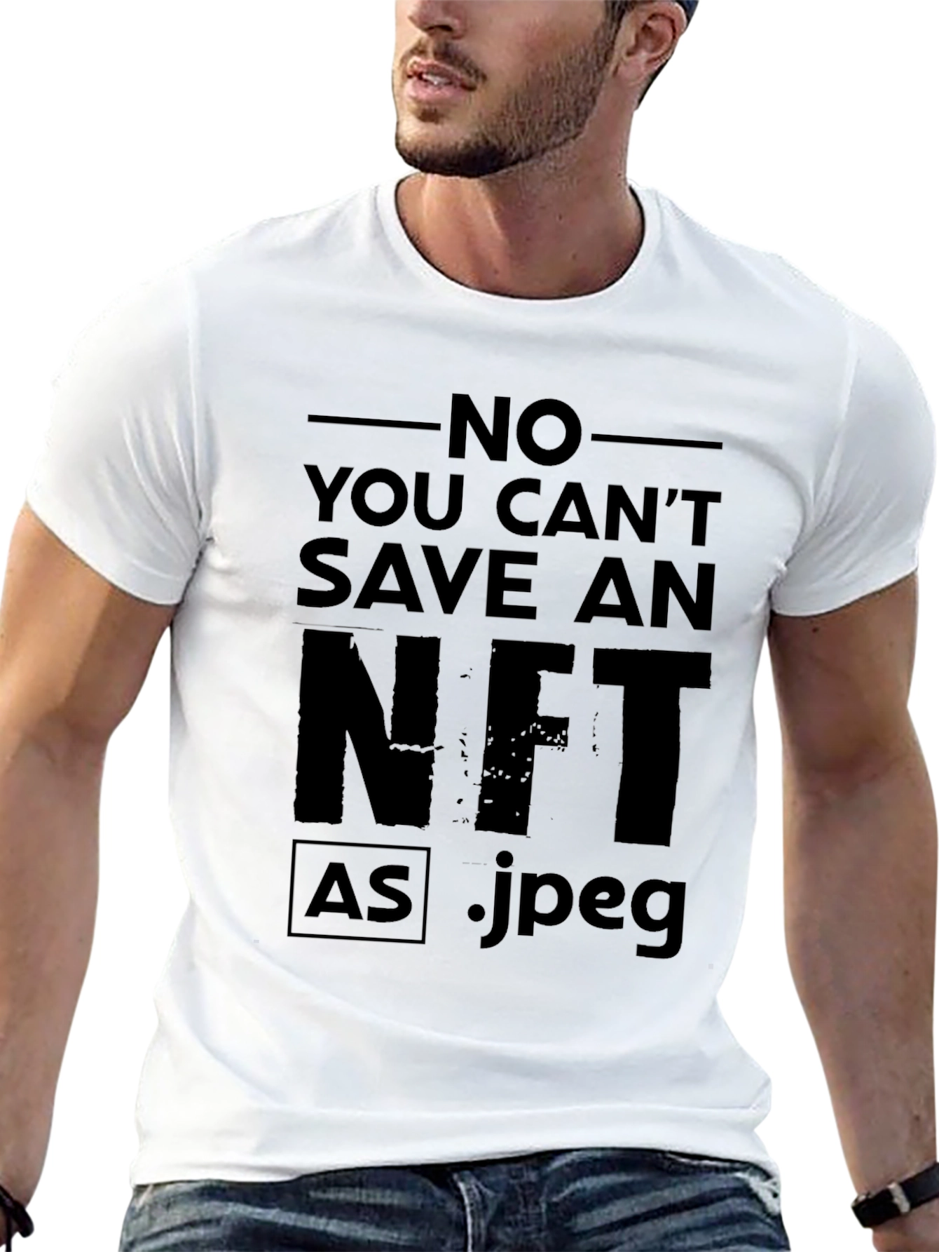 No You Cant Save an NFT T-Shirt