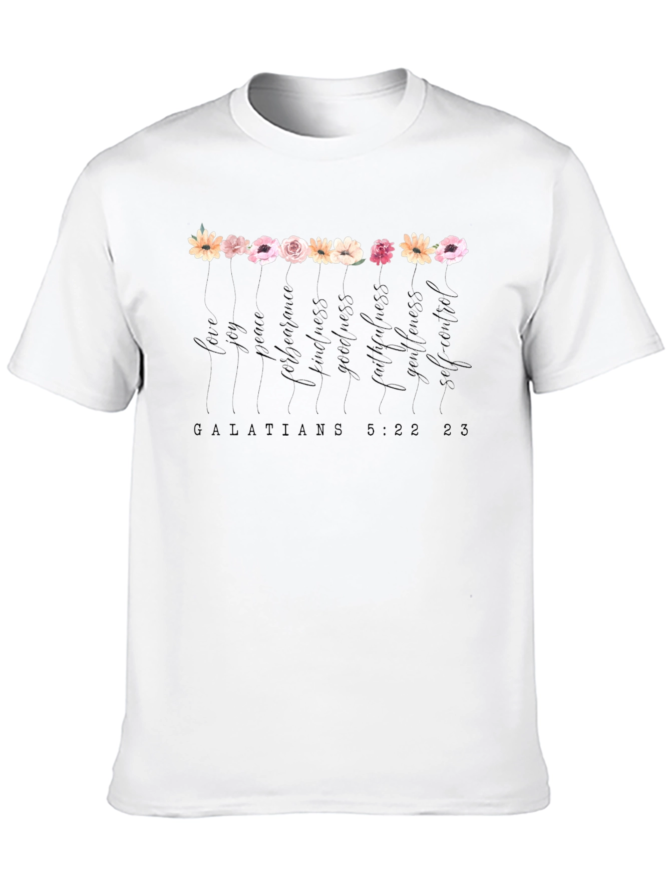 Fruits of the Spirit Black Graphic Tee
