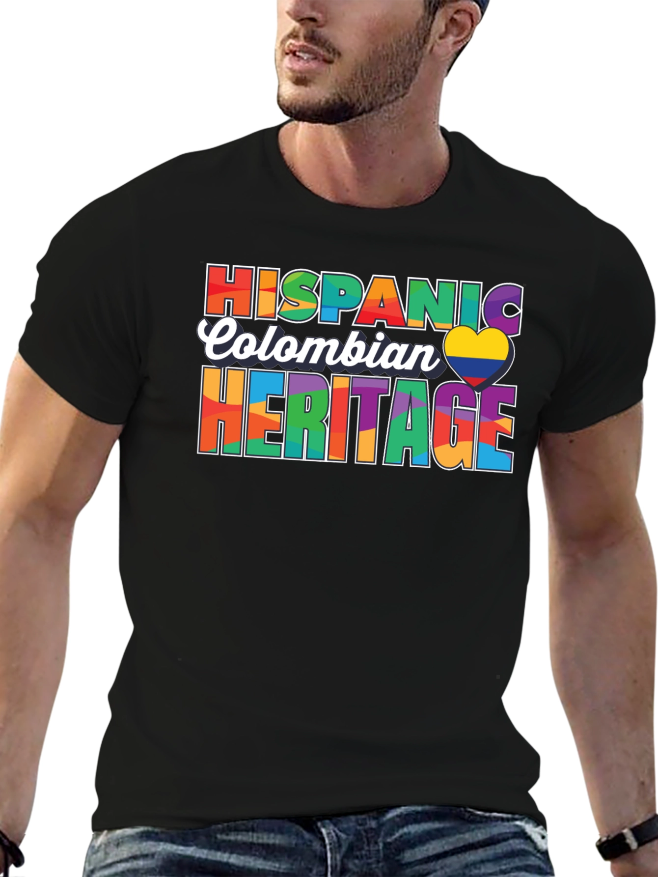 Hispanic Colombian Heritage Pride T-Shirt