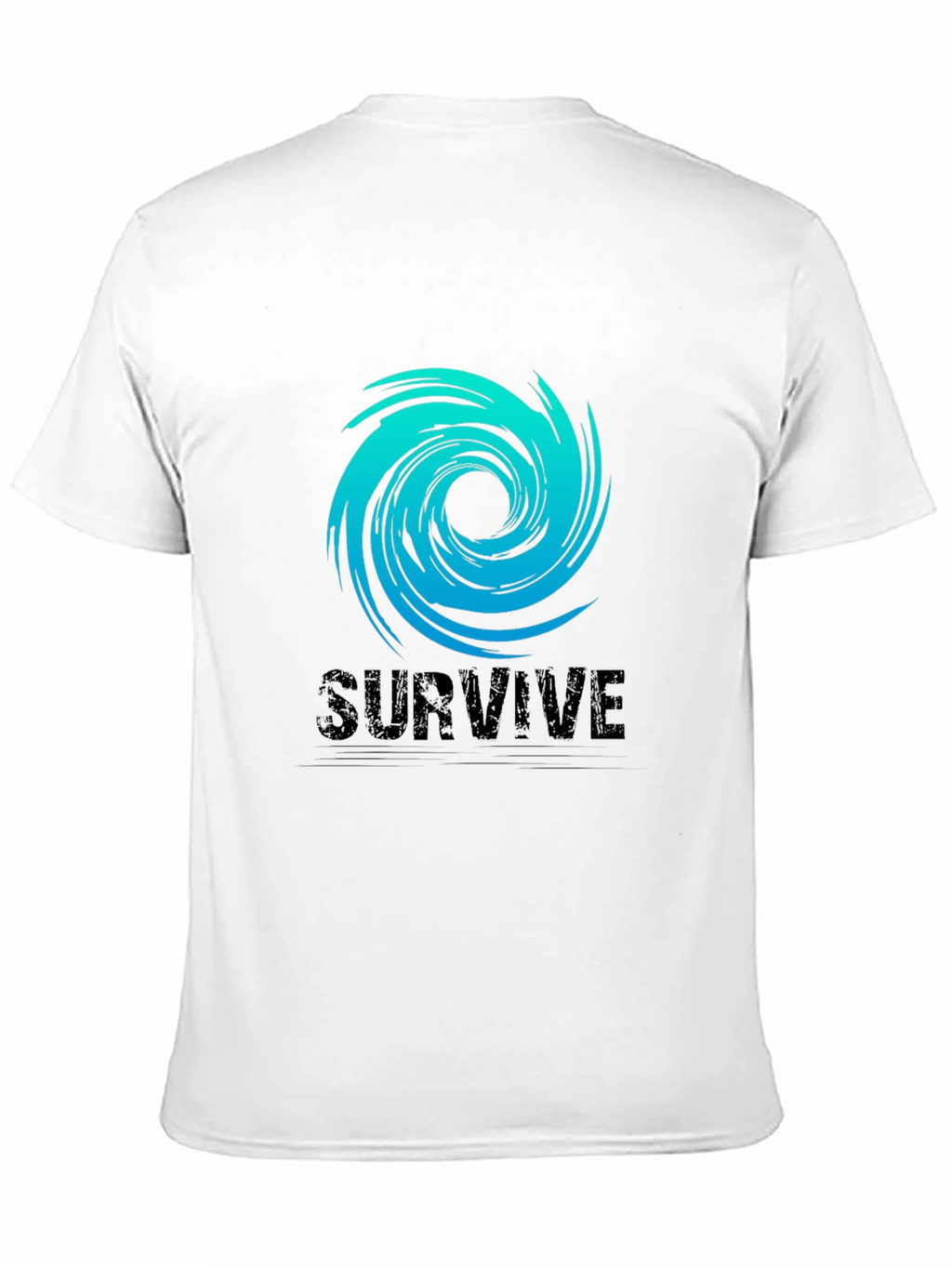Survive Graphic Tee - Black Cotton Blend