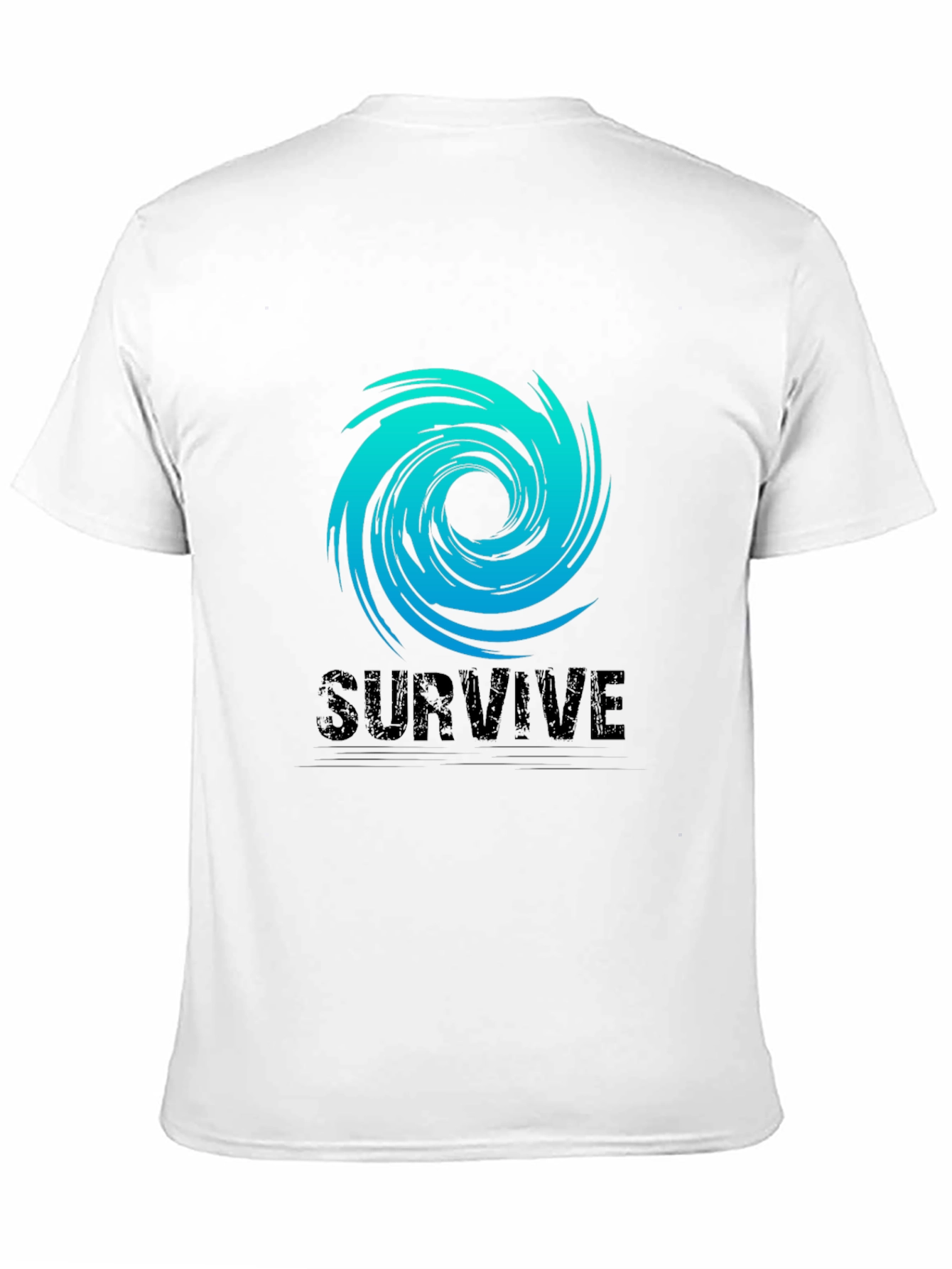 Survive Graphic Tee - Black Cotton Blend