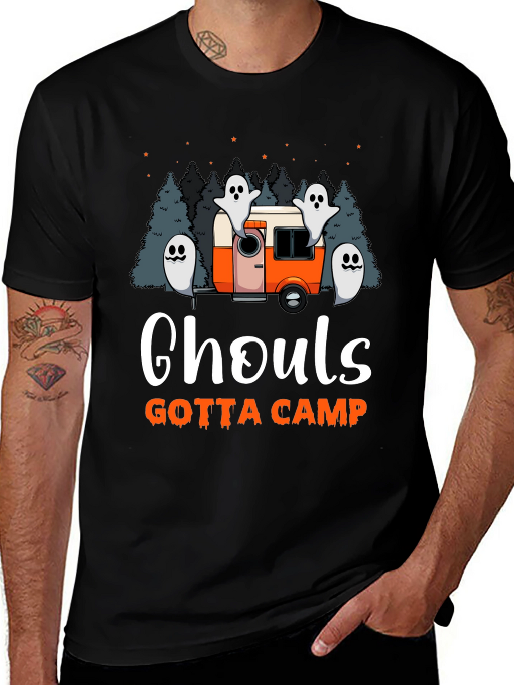 Ghouls Gotta Camp Halloween T-Shirt