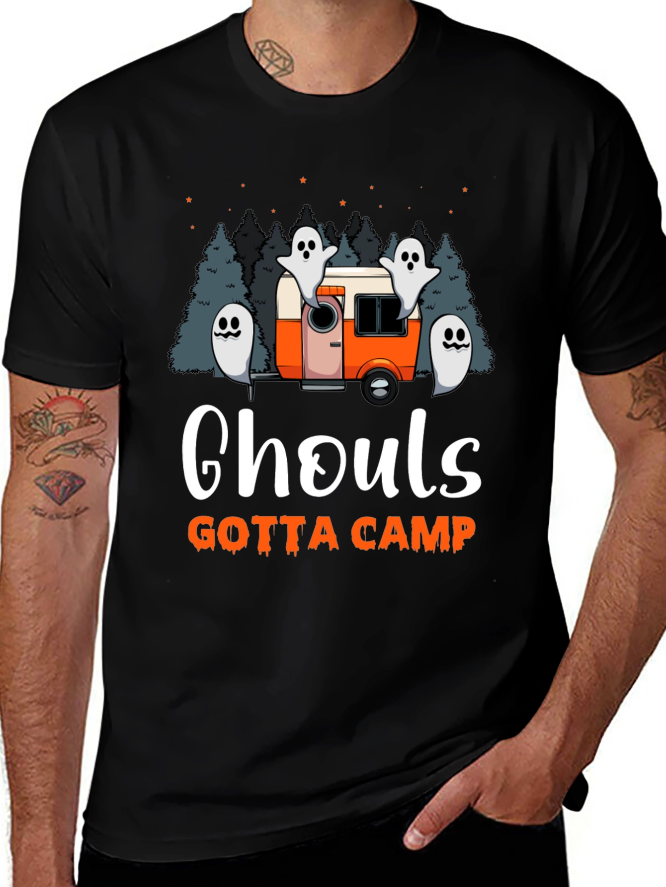 Ghouls Gotta Camp Halloween T-Shirt