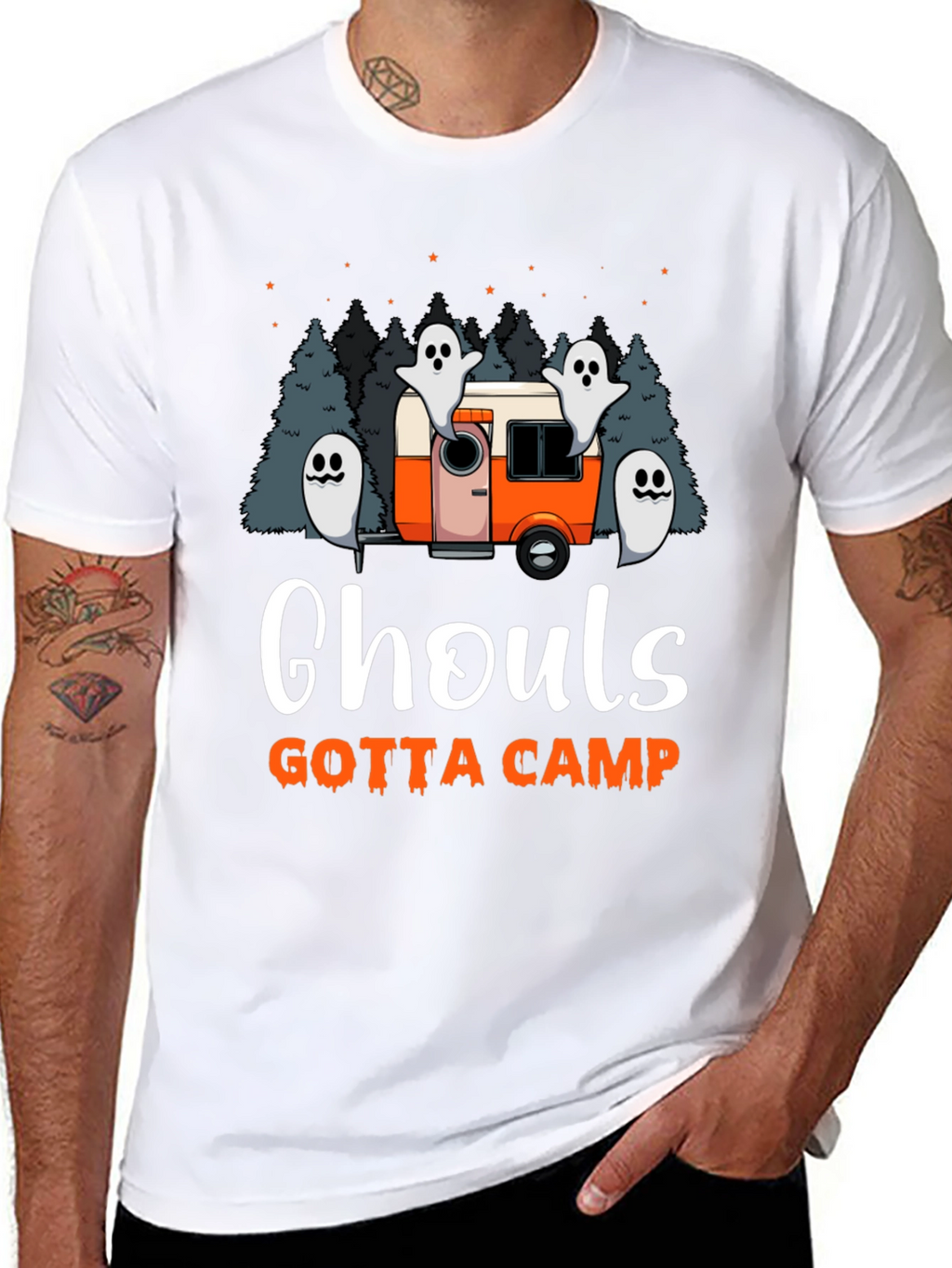 Ghouls Gotta Camp Halloween T-Shirt