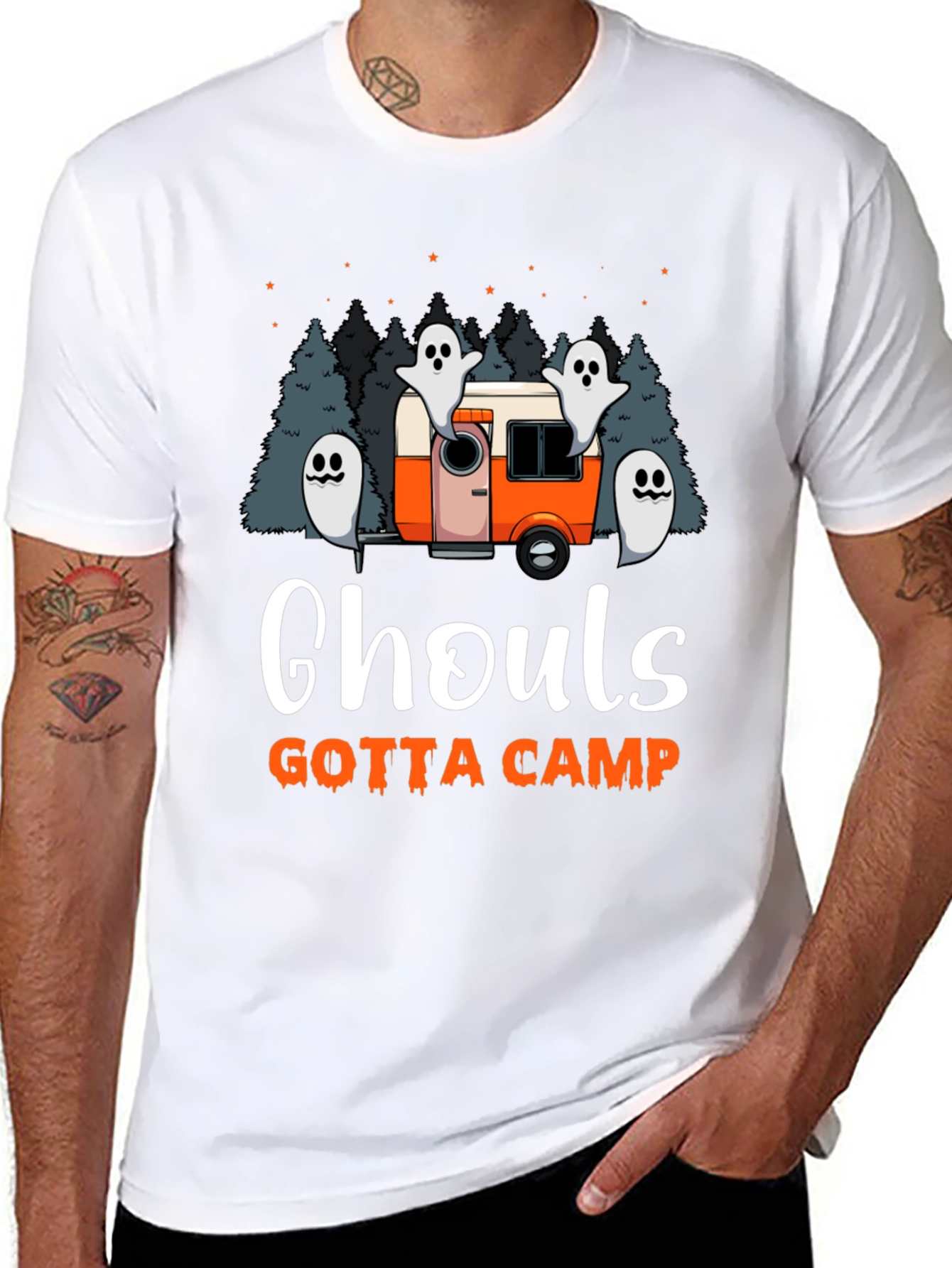 Ghouls Gotta Camp Halloween T-Shirt