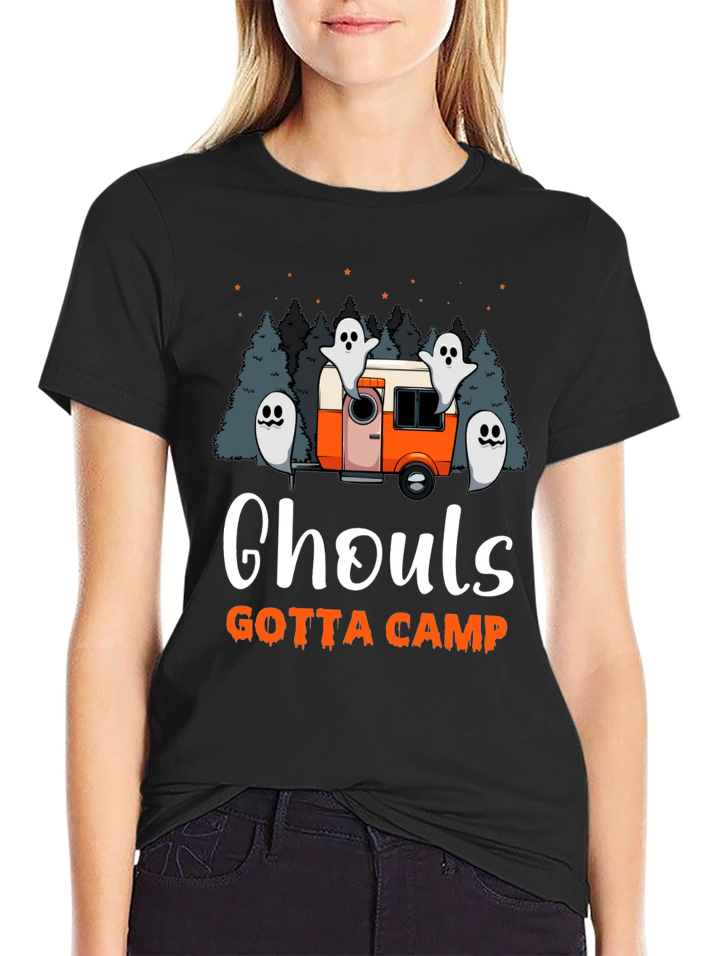 Ghouls Gotta Camp Halloween T-Shirt
