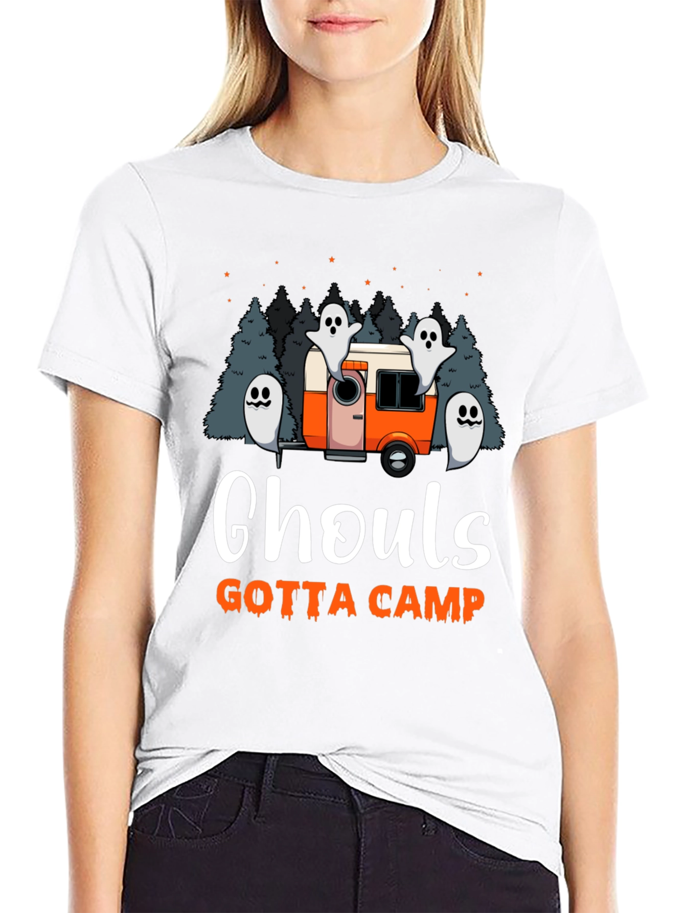 Ghouls Gotta Camp Halloween T-Shirt