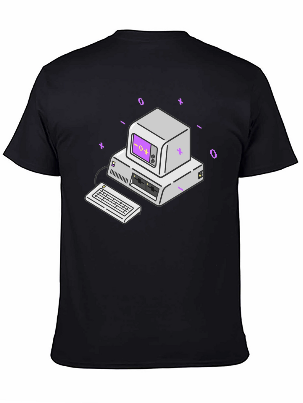 Retro Computer Graphic Tee - Classic Style