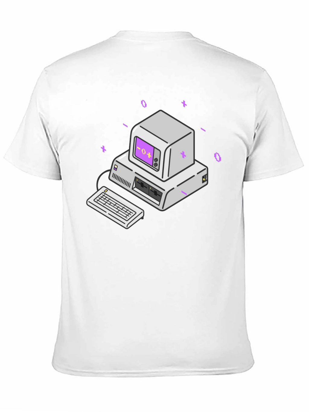 Retro Computer Graphic Tee - Classic Style