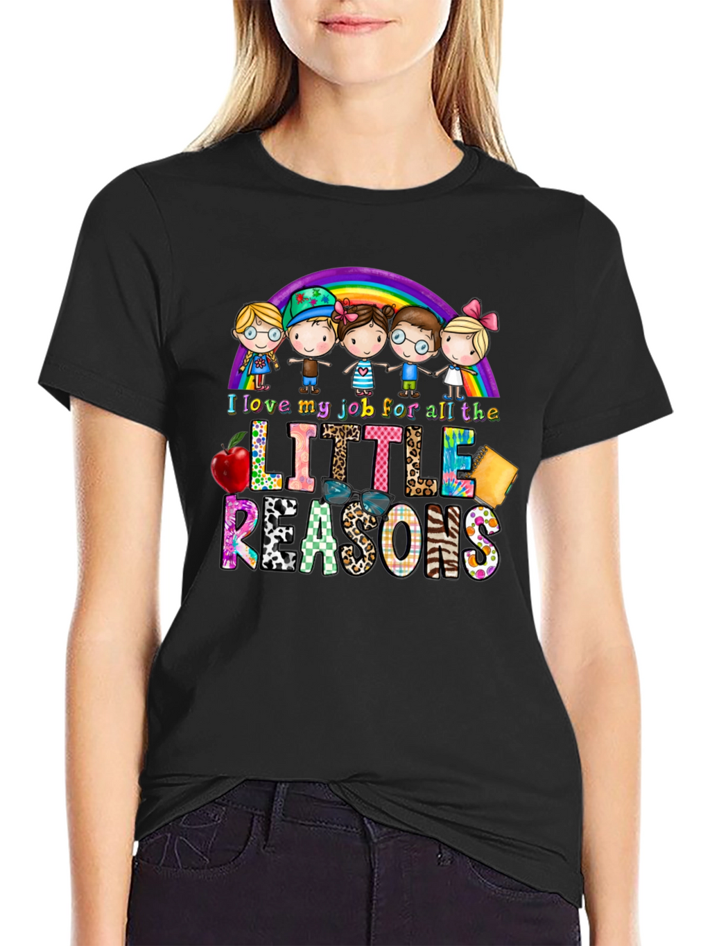 I Love My Job Teacher Graphic Tee