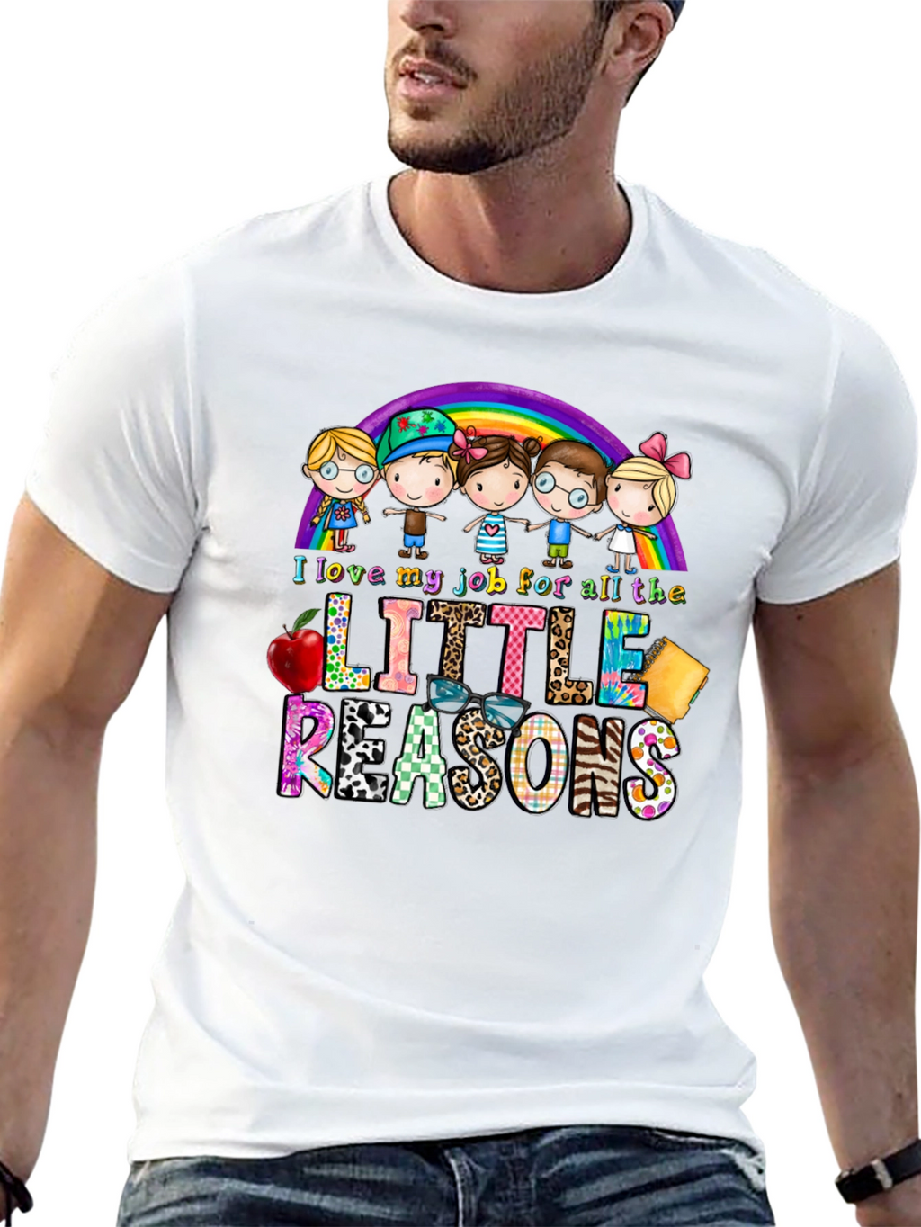 I Love My Job Teacher Graphic Tee
