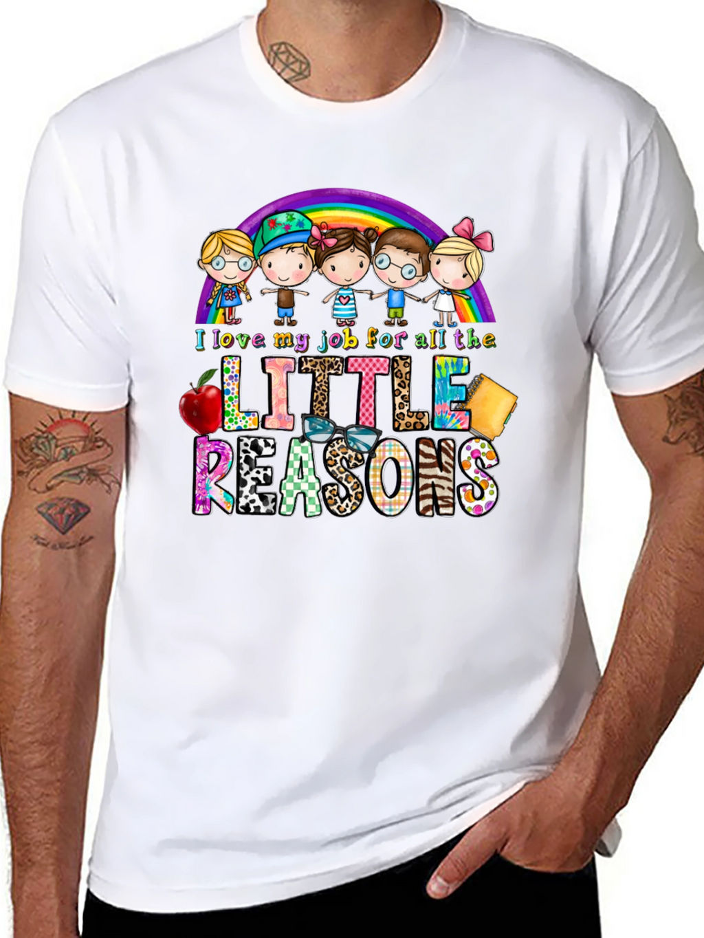 I Love My Job Teacher Graphic Tee