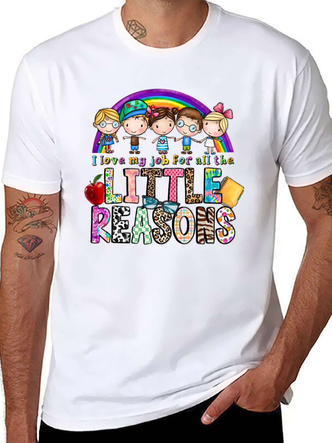 I Love My Job Teacher Graphic Tee