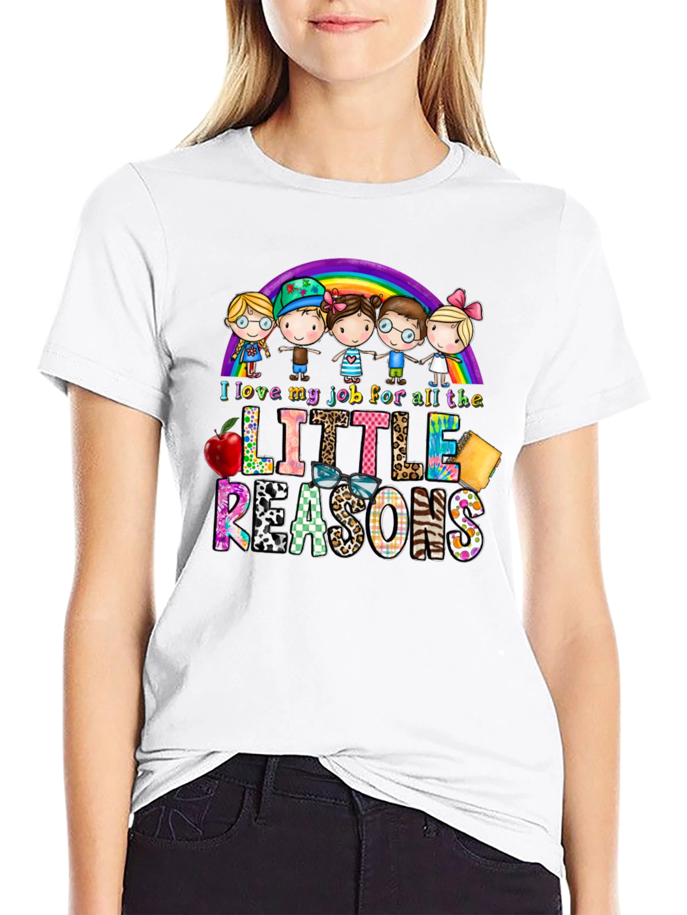 I Love My Job Teacher Graphic Tee