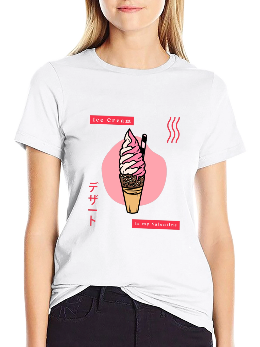 Ice Cream Valentine Graphic Tee