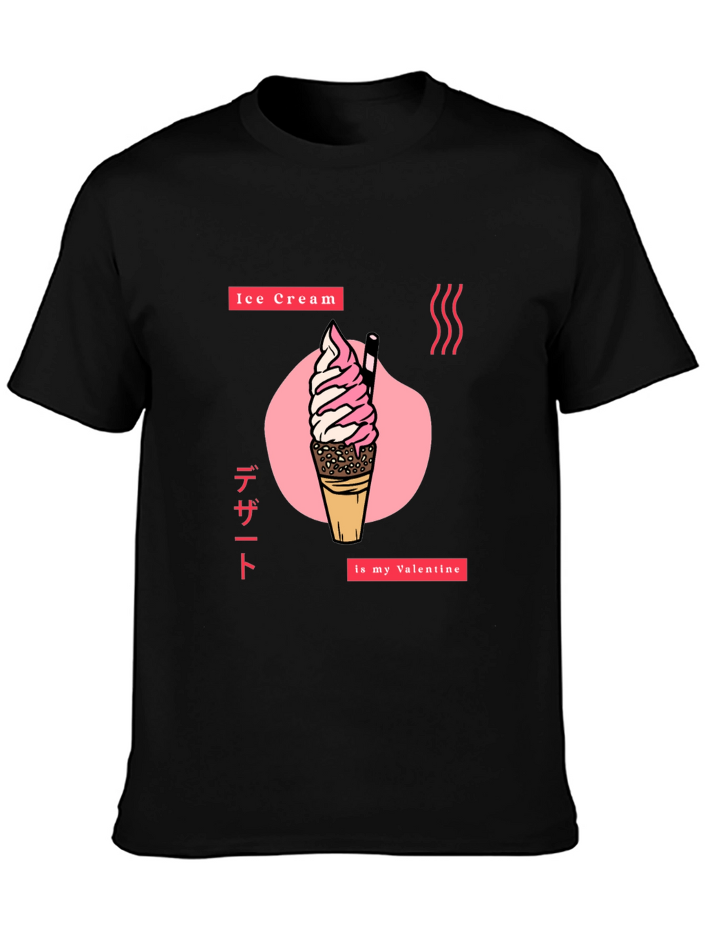 Ice Cream Valentine Graphic Tee
